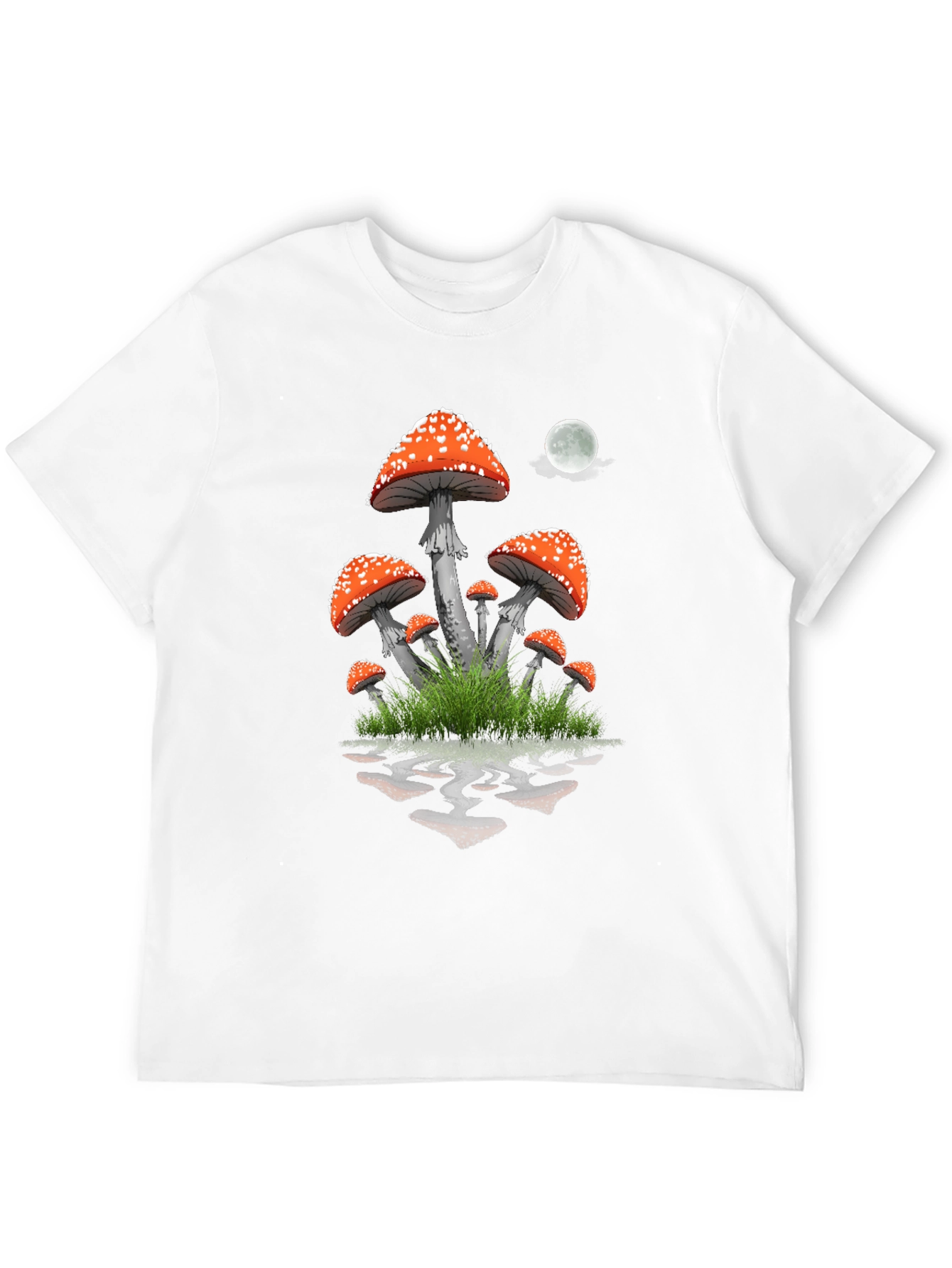 Mushroom Graphic T-Shirt - Fantasy Night Design