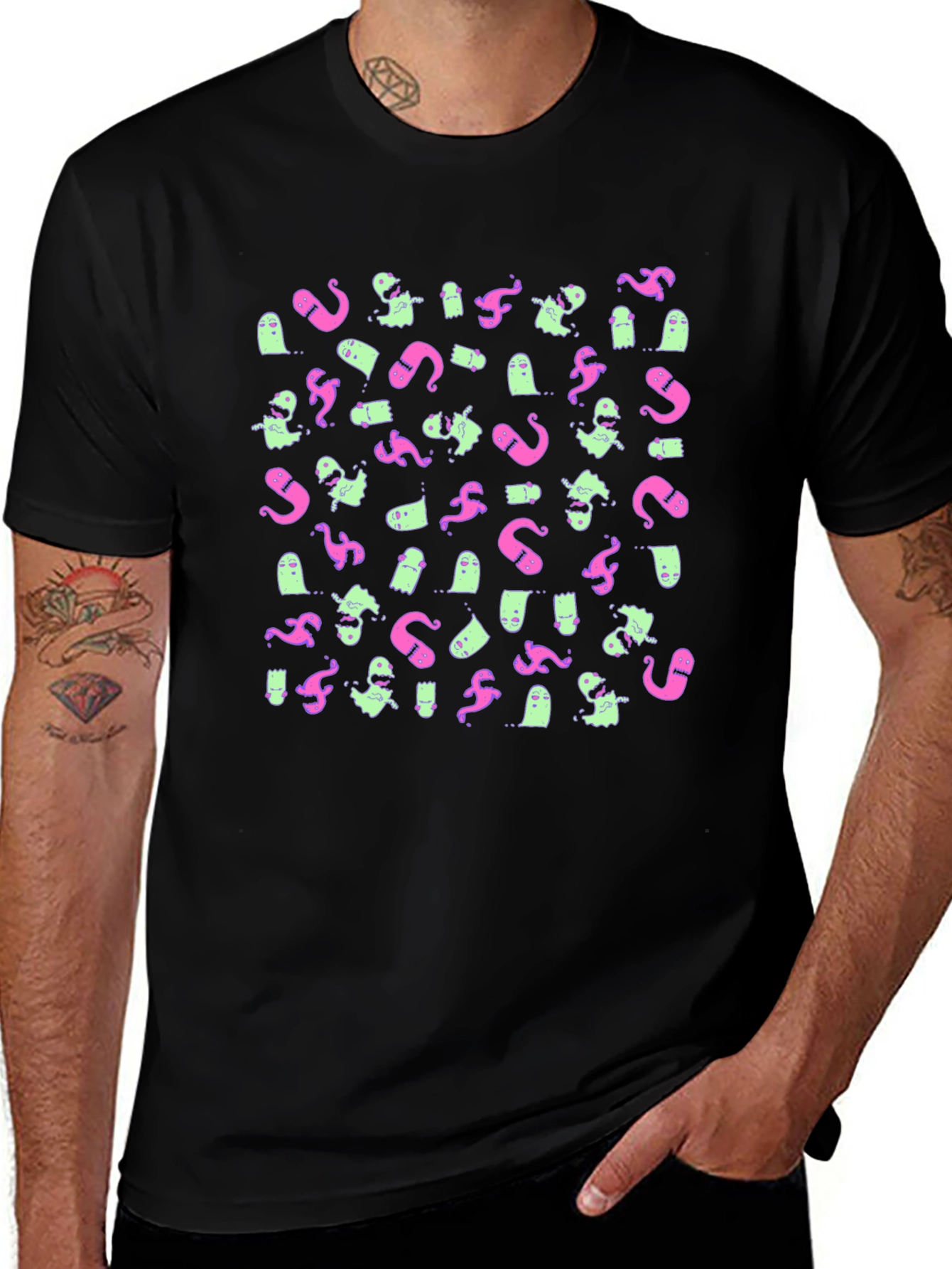 Spooky Cute Ghost T-Shirt - Halloween Fun