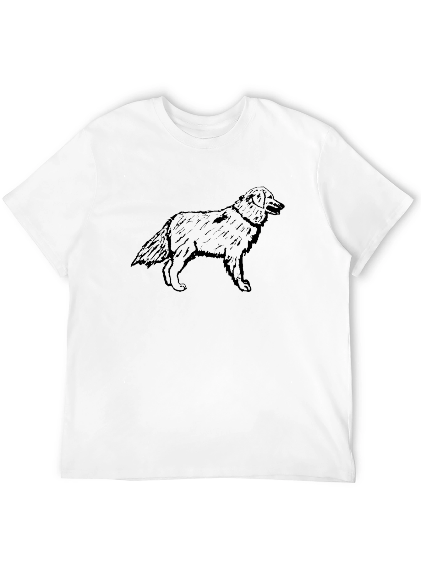 Black Dog Graphic Tee - Casual Style