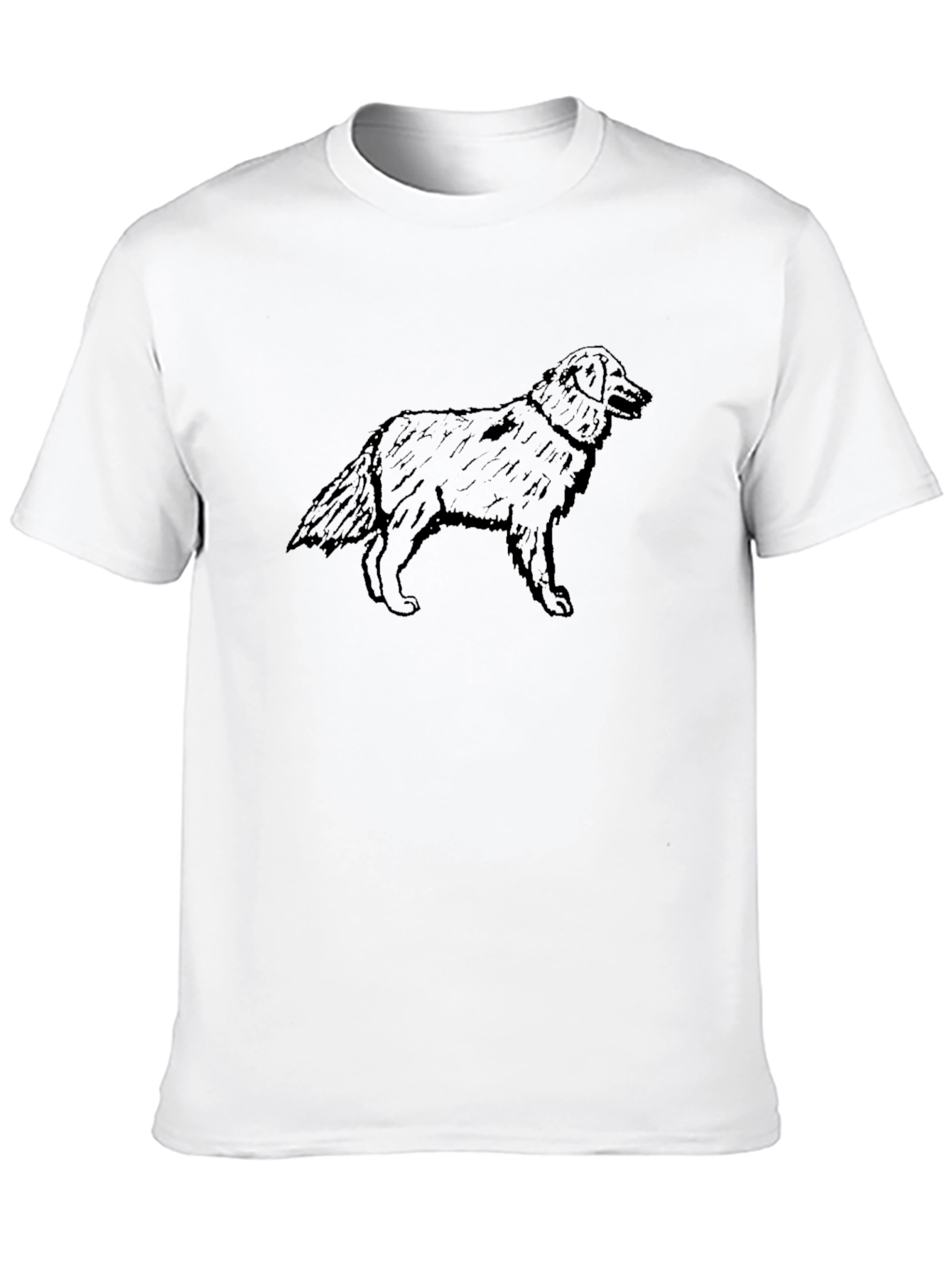 Black Dog Graphic Tee - Casual Style