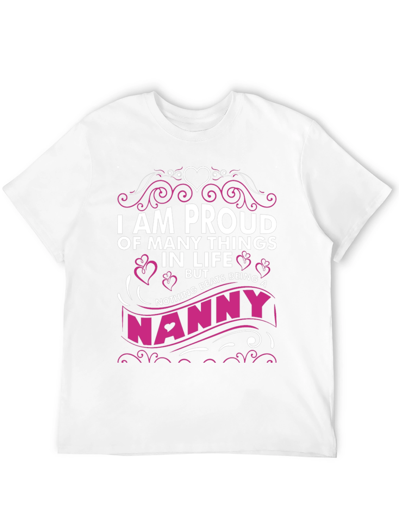 Proud Nanny Graphic T-Shirt