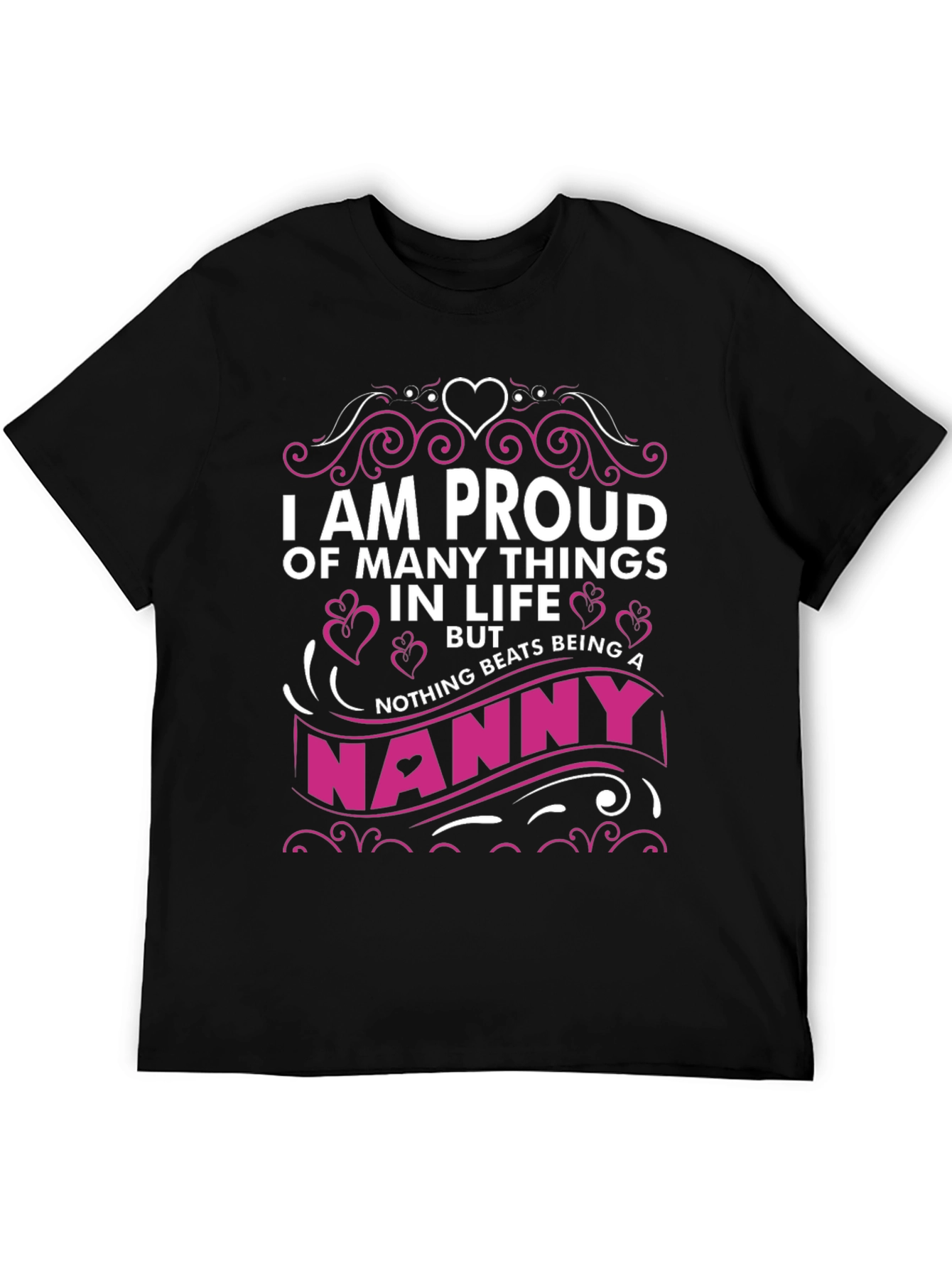 Proud Nanny Graphic T-Shirt