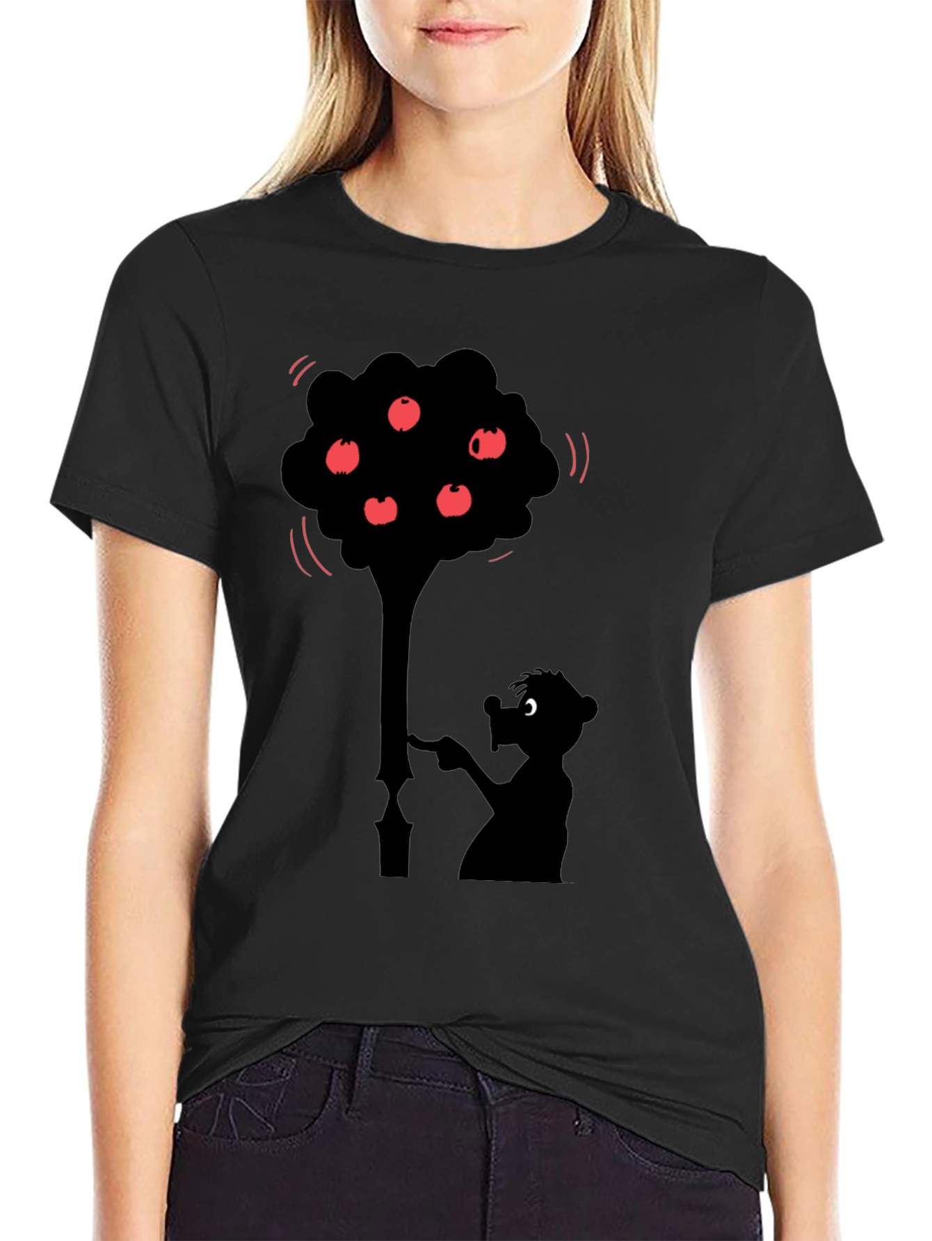 Funny Tree Silhouette Graphic Tee
