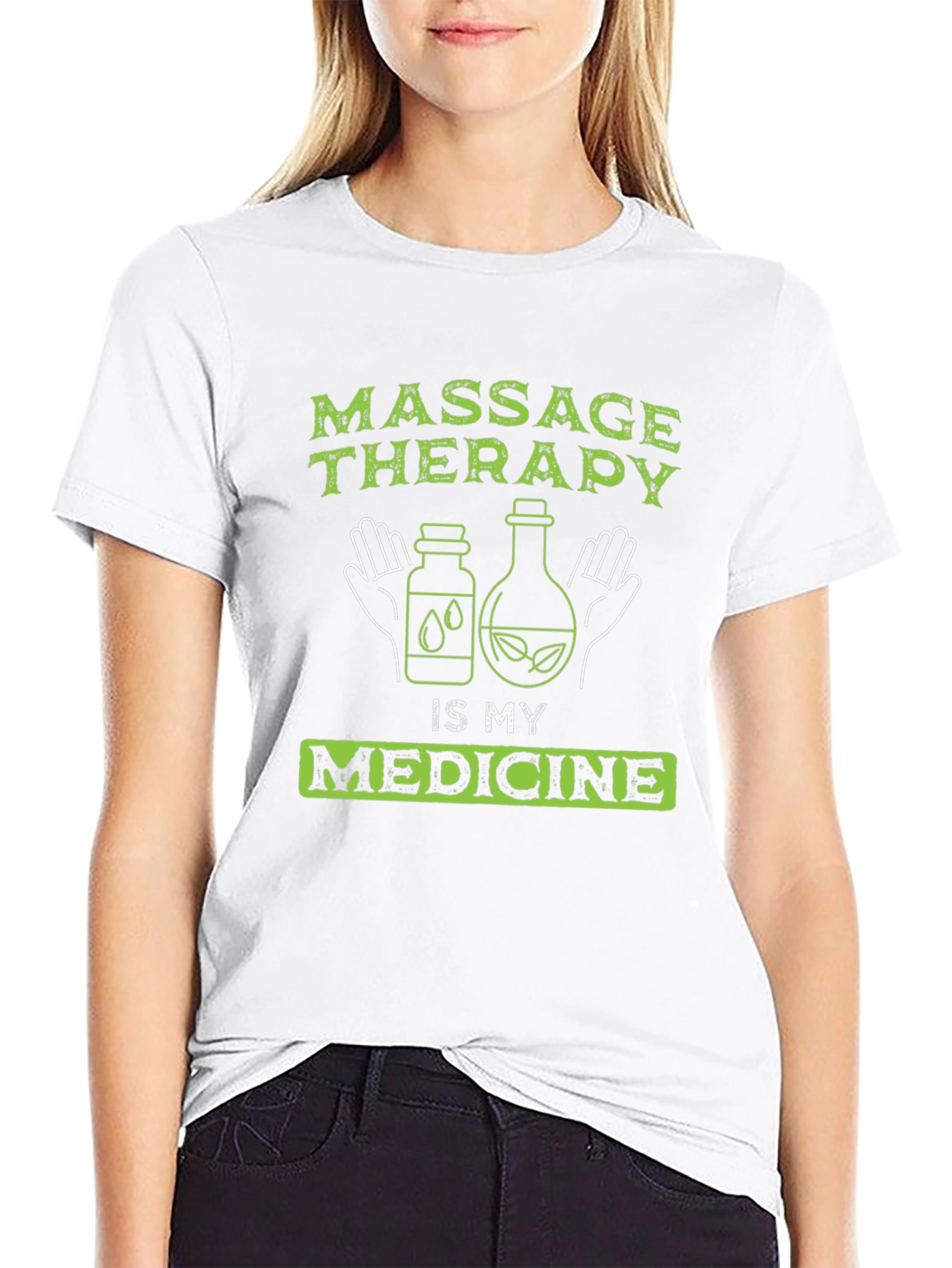 Massage Therapy is My Medicine Graphic T-Shirt