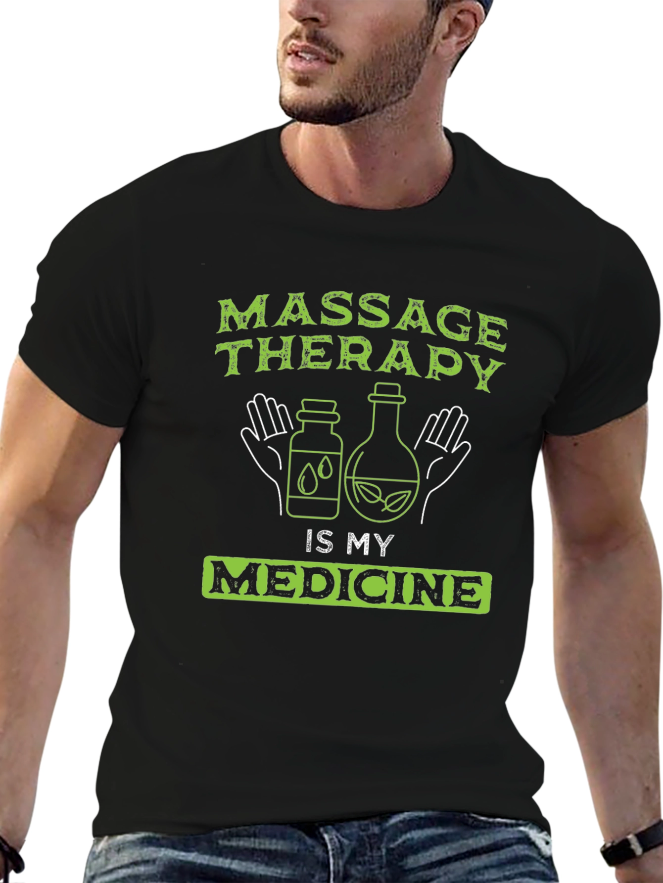 Massage Therapy is My Medicine Graphic T-Shirt
