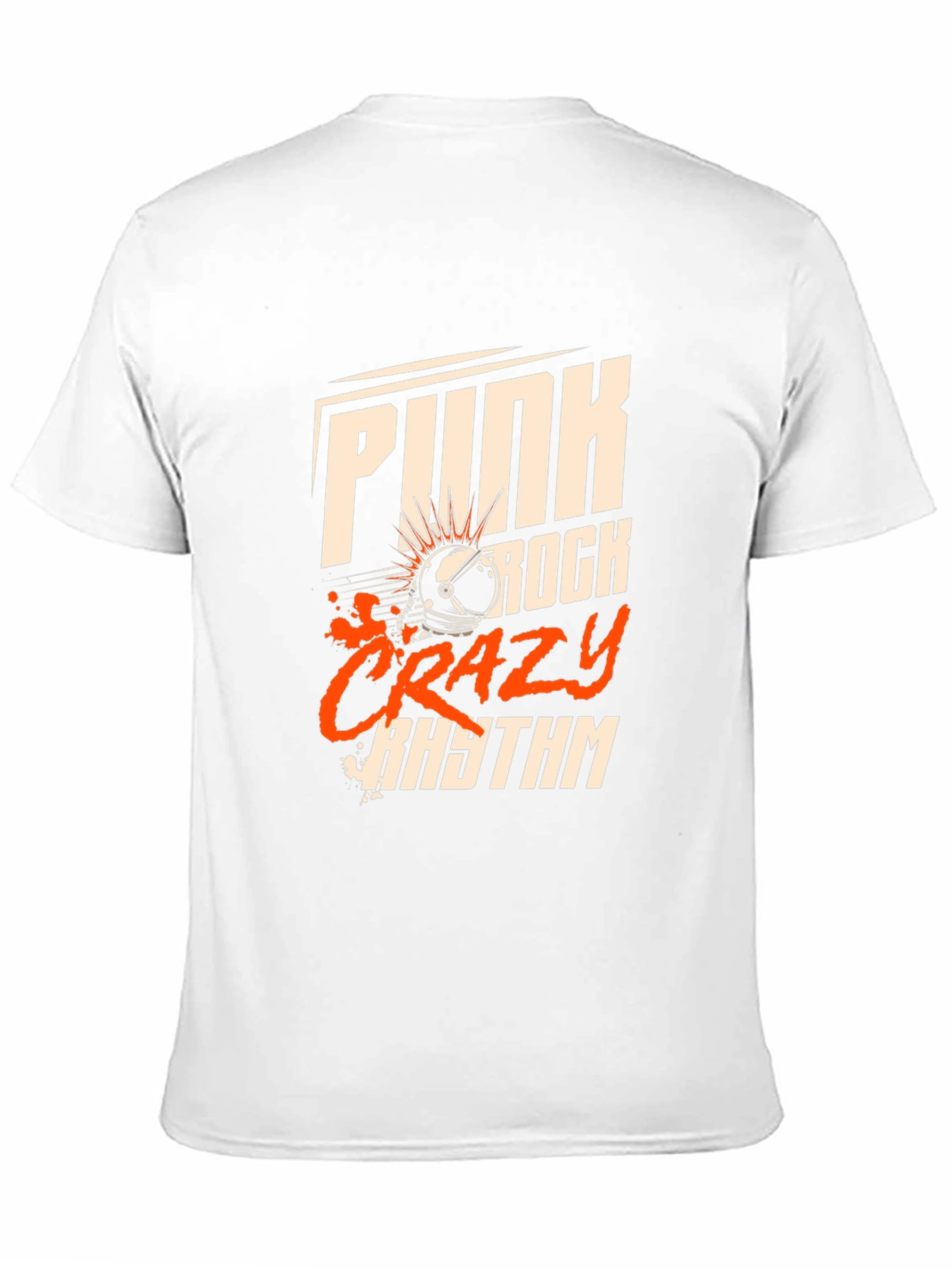 Punk Rock Crazy Rhythm Black T-Shirt