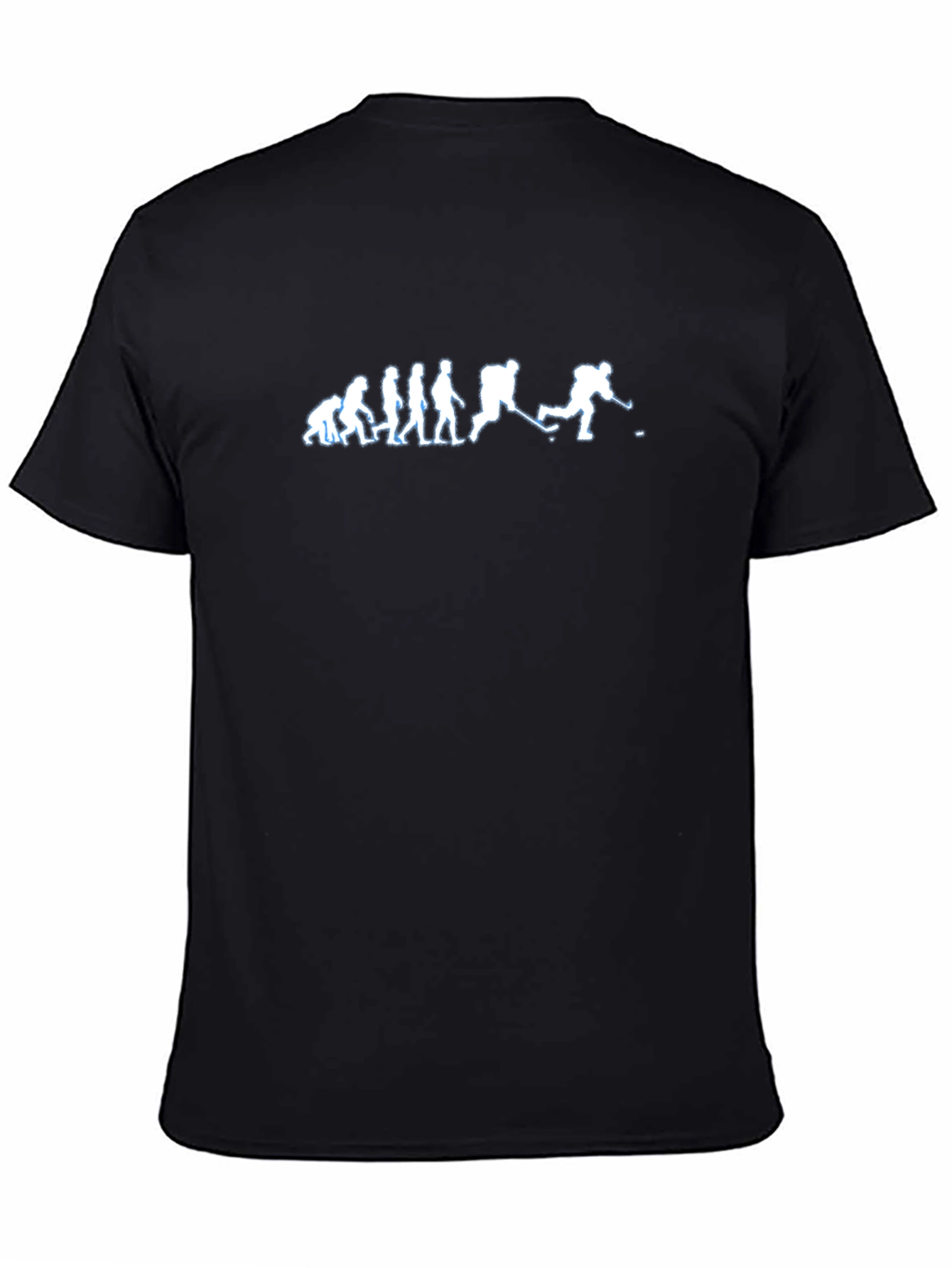 Hockey Evolution Graphic T-Shirt - Black