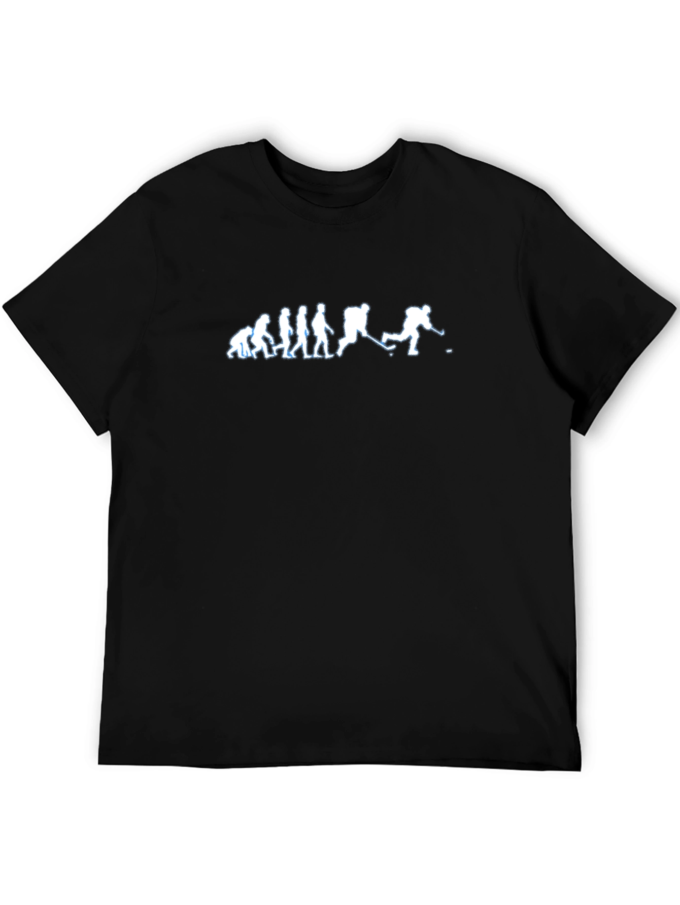 Hockey Evolution Graphic T-Shirt - Black