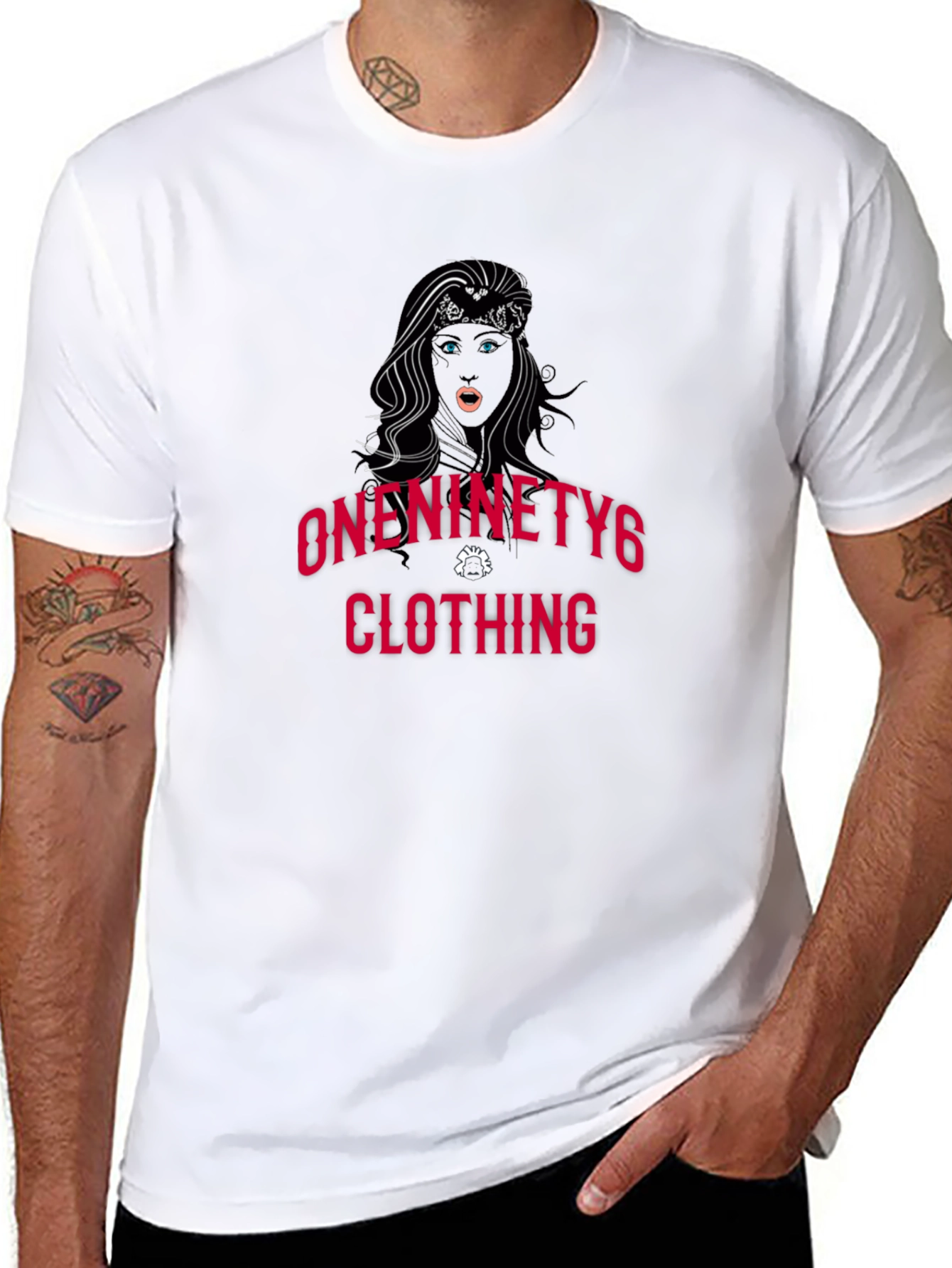 OneNinety6 Clothing Black Graphic Tee
