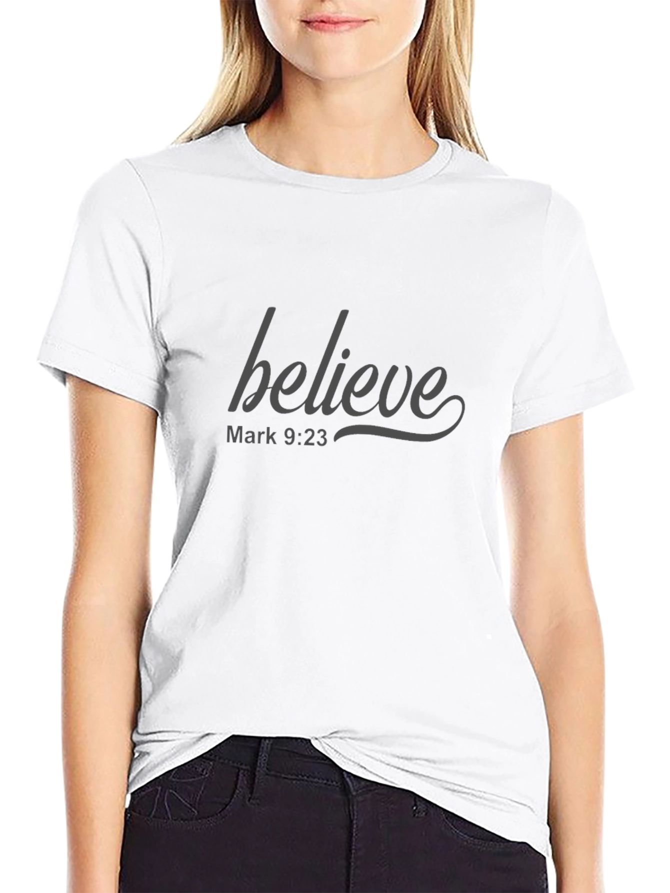 Believe Mark 9:23 Graphic Tee