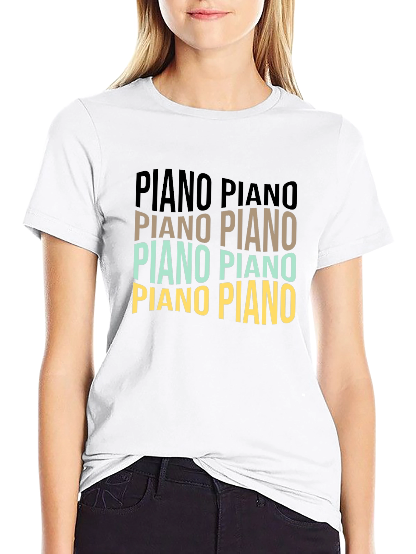 Piano Lover T-Shirt - Musical Statement Tee