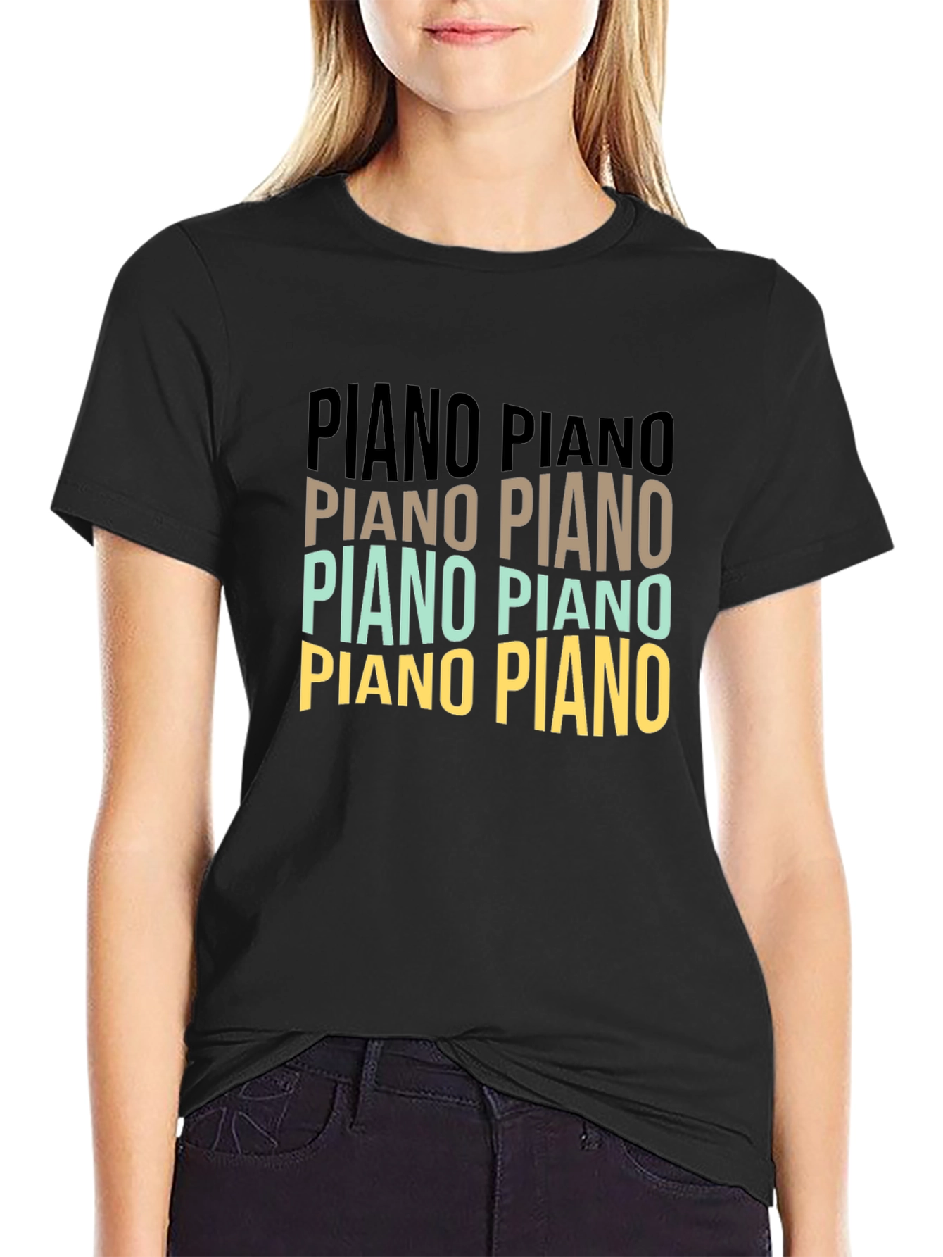 Piano Lover T-Shirt - Musical Statement Tee