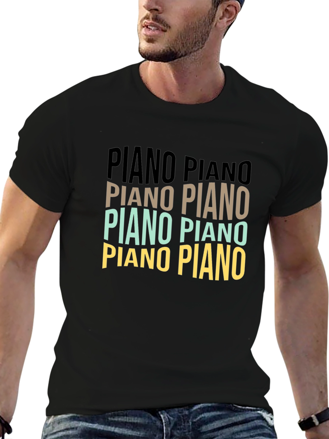 Piano Lover T-Shirt - Musical Statement Tee
