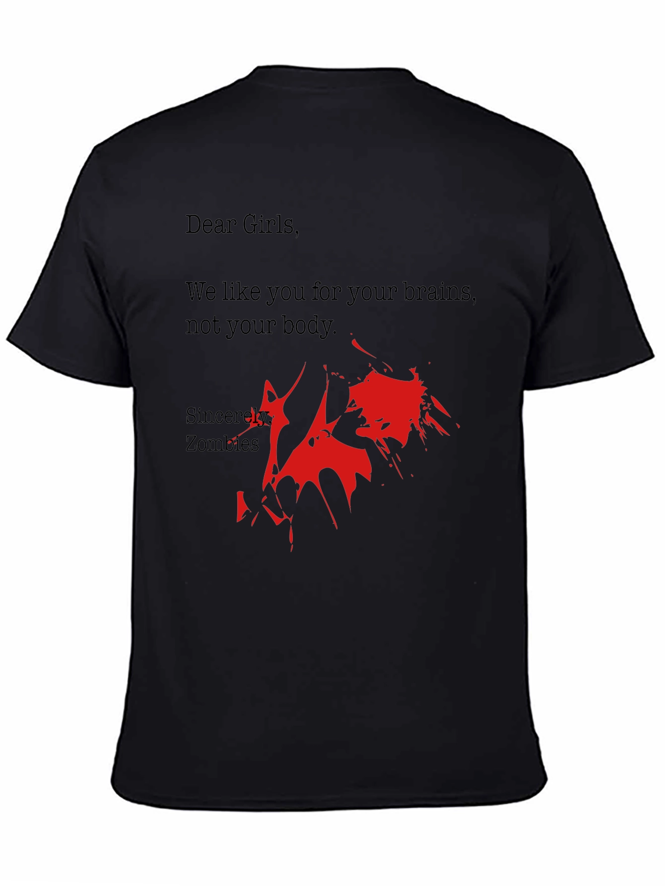 Zombie Brains T-Shirt - Funny Zombie Gift