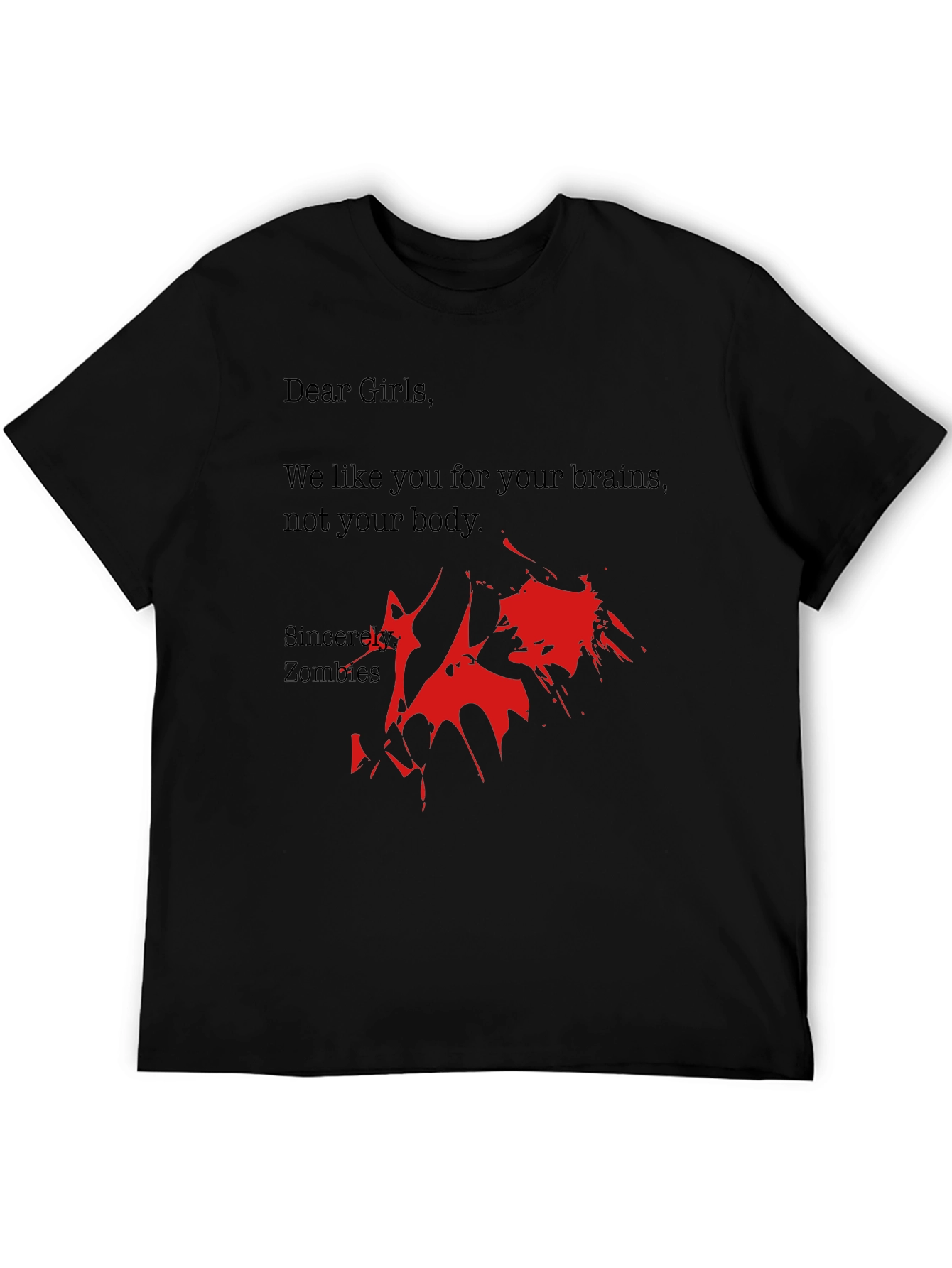 Zombie Brains T-Shirt - Funny Zombie Gift