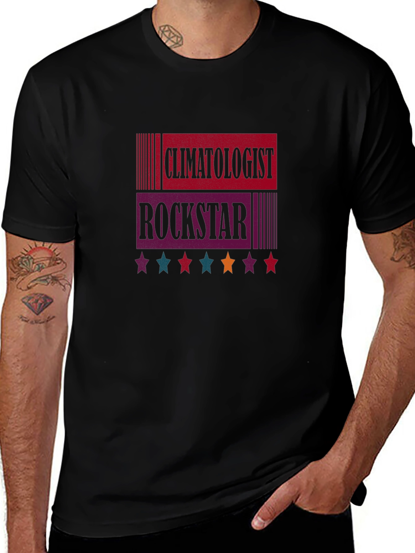 Climatologist Rockstar Graphic Tee