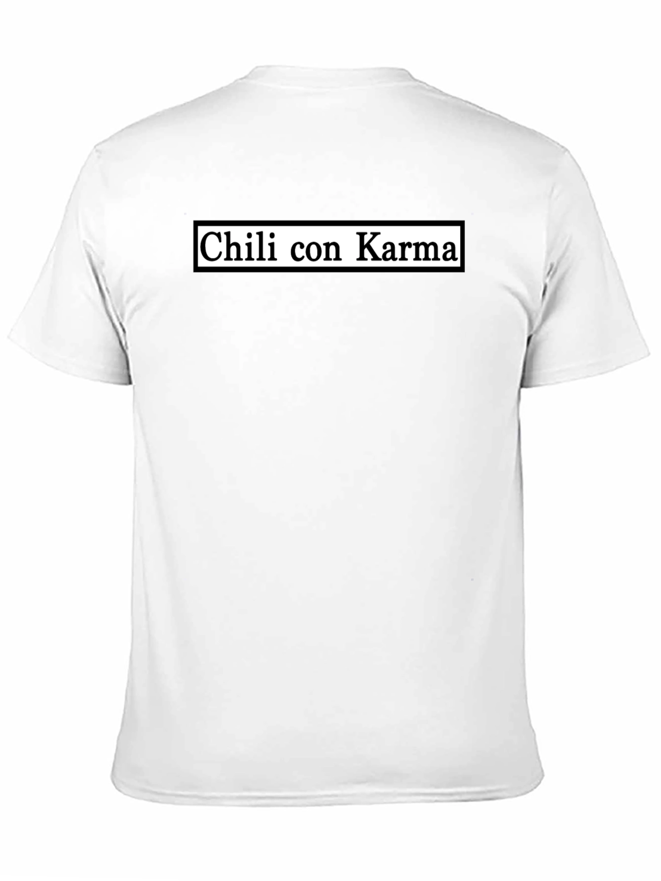 Chili con Karma Graphic T-Shirt - Black Casual Tee