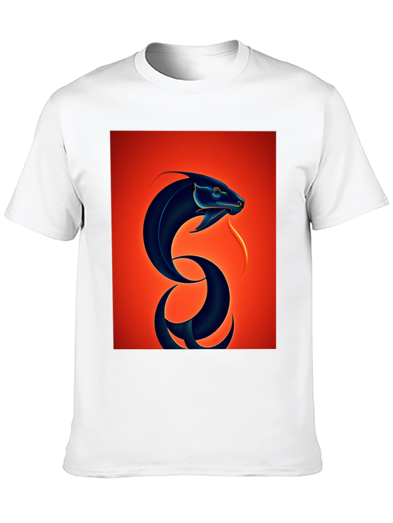 Snake Graphic Tee - Bold Serpent Design