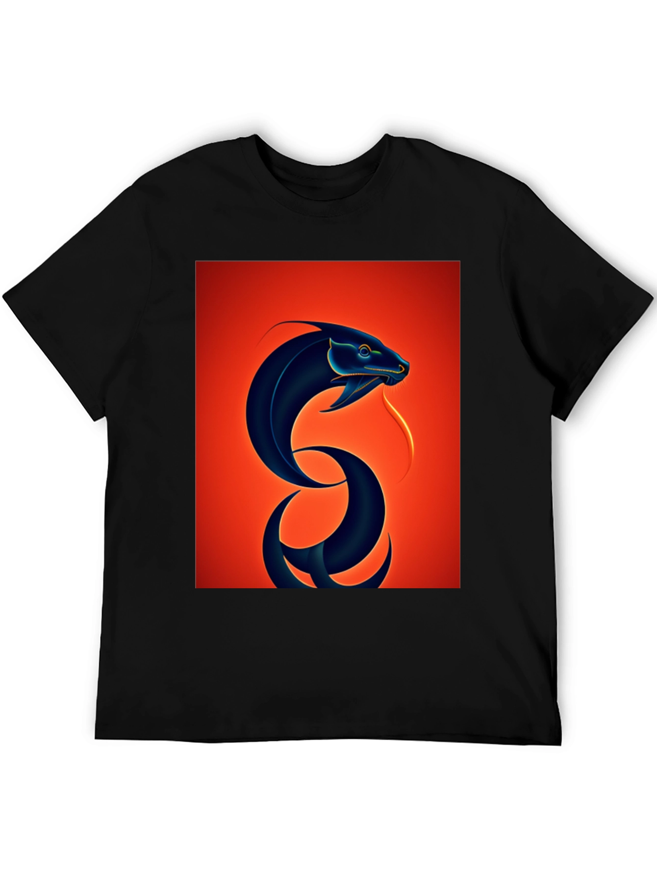 Snake Graphic Tee - Bold Serpent Design