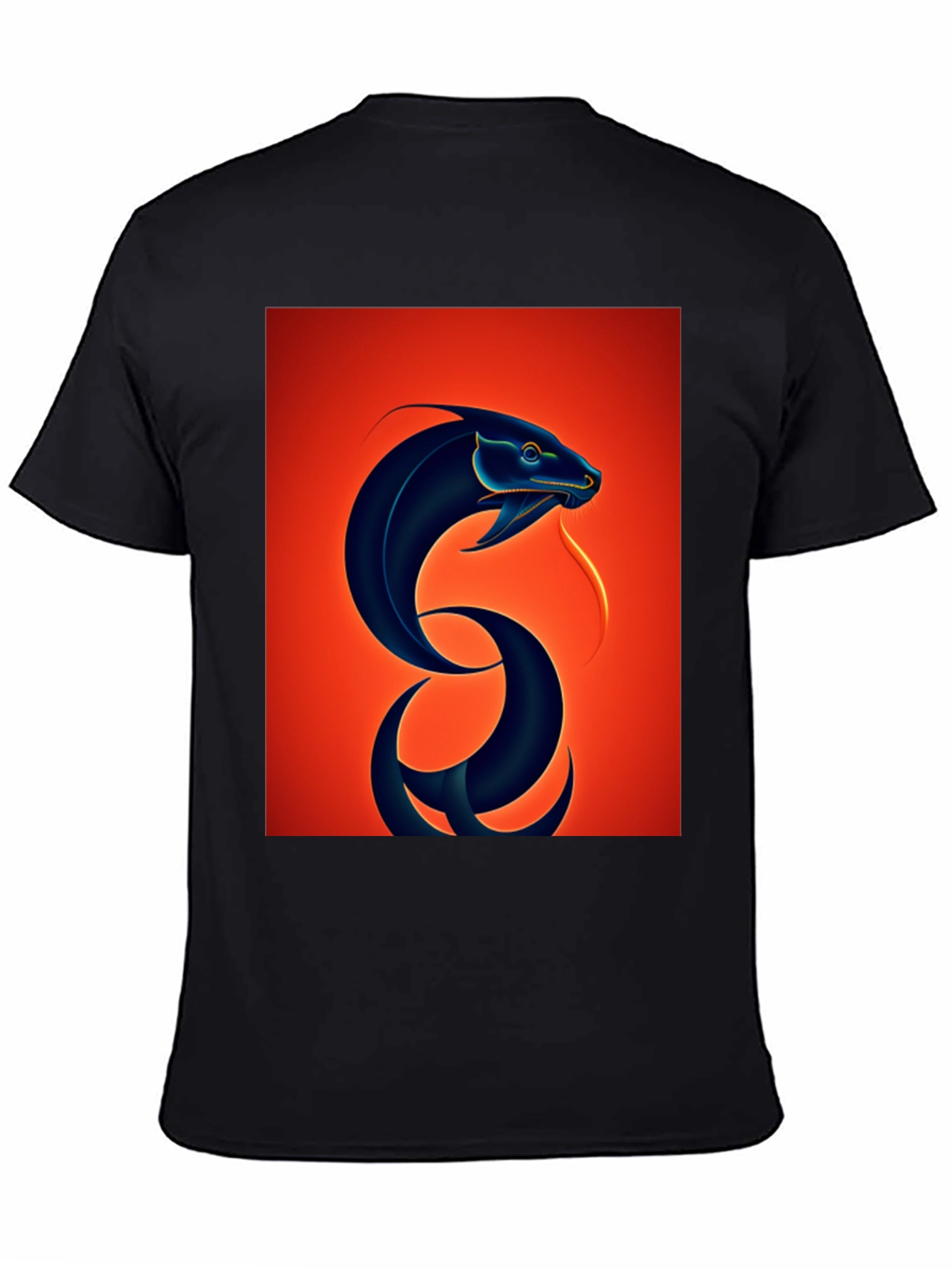 Snake Graphic Tee - Bold Serpent Design