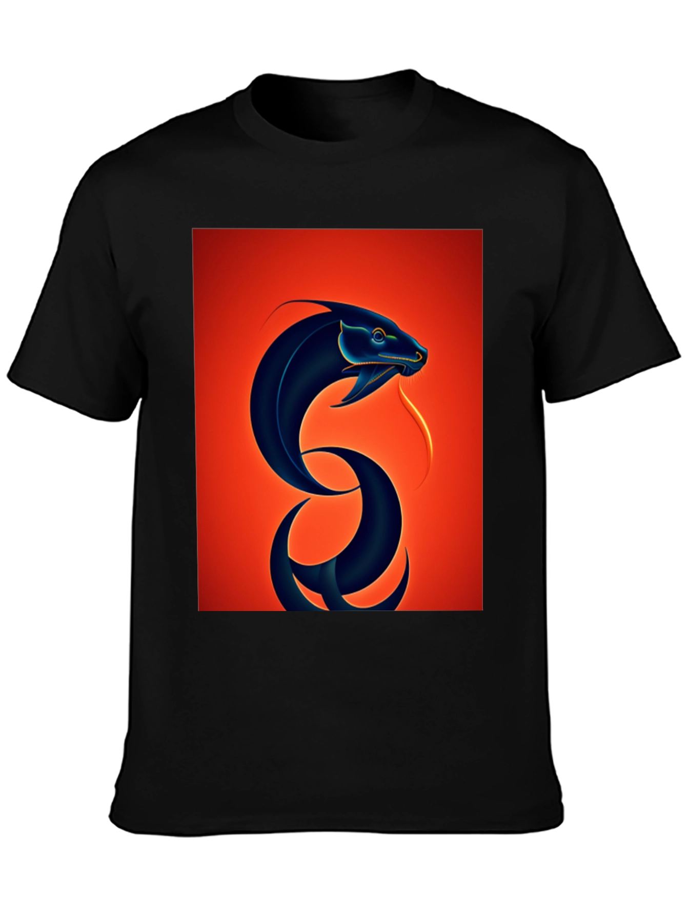 Snake Graphic Tee - Bold Serpent Design