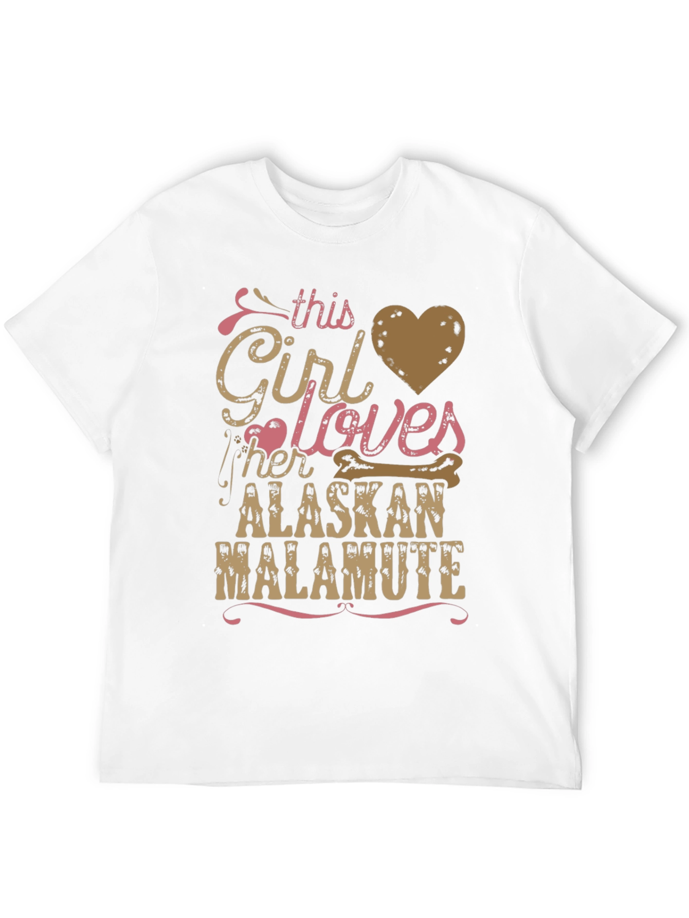 Alaskan Malamute Girls T-Shirt