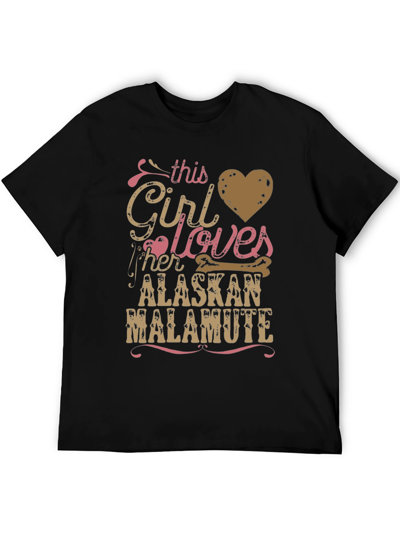 Alaskan Malamute Girls T-Shirt