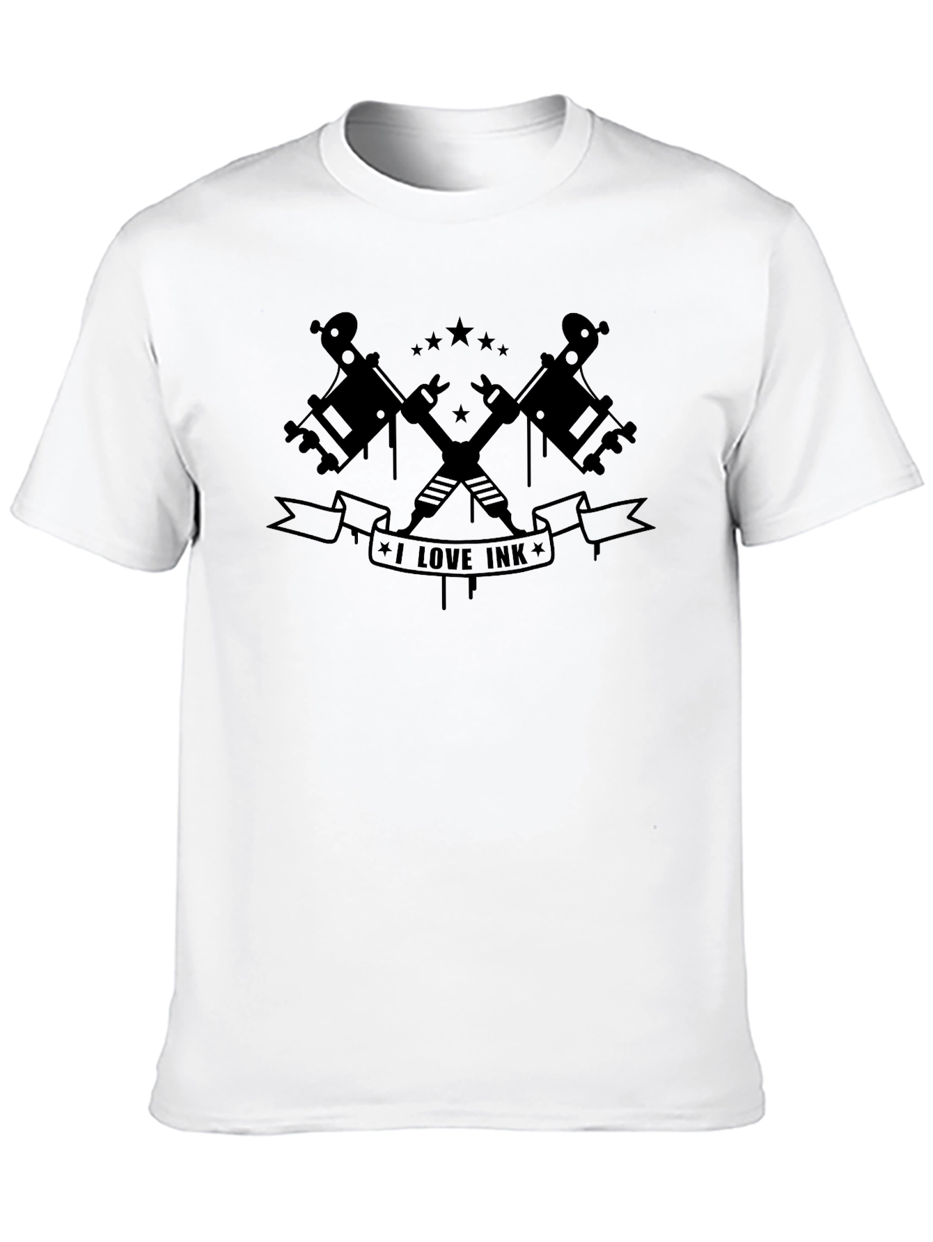I Love Ink Tattoo Artist Black T-Shirt