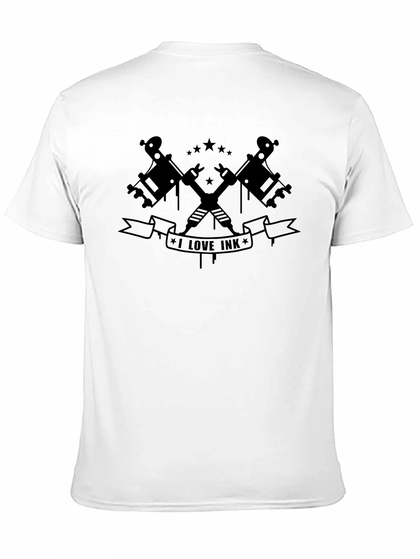 I Love Ink Tattoo Artist Black T-Shirt