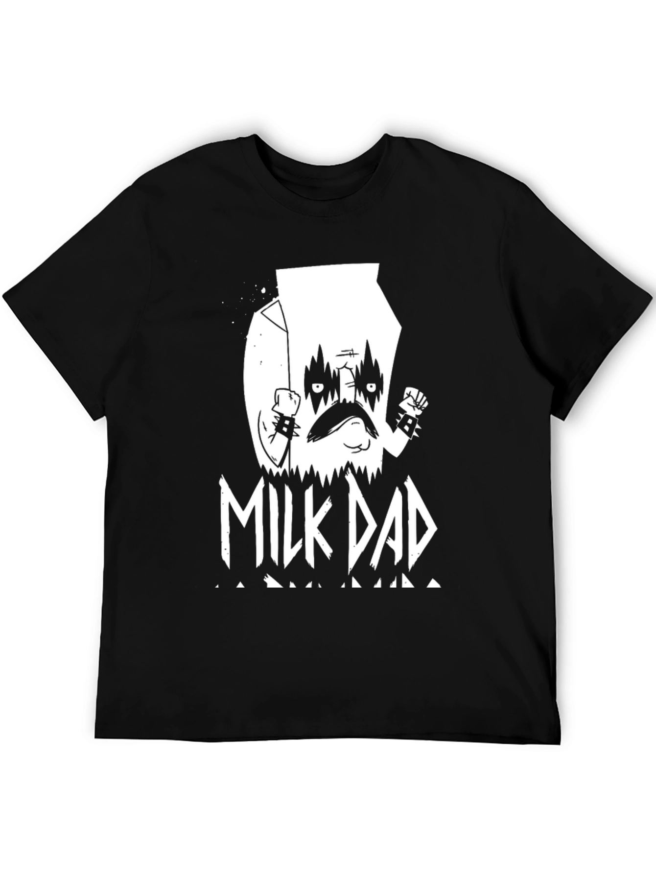 Milk Dad Black Metal T-Shirt