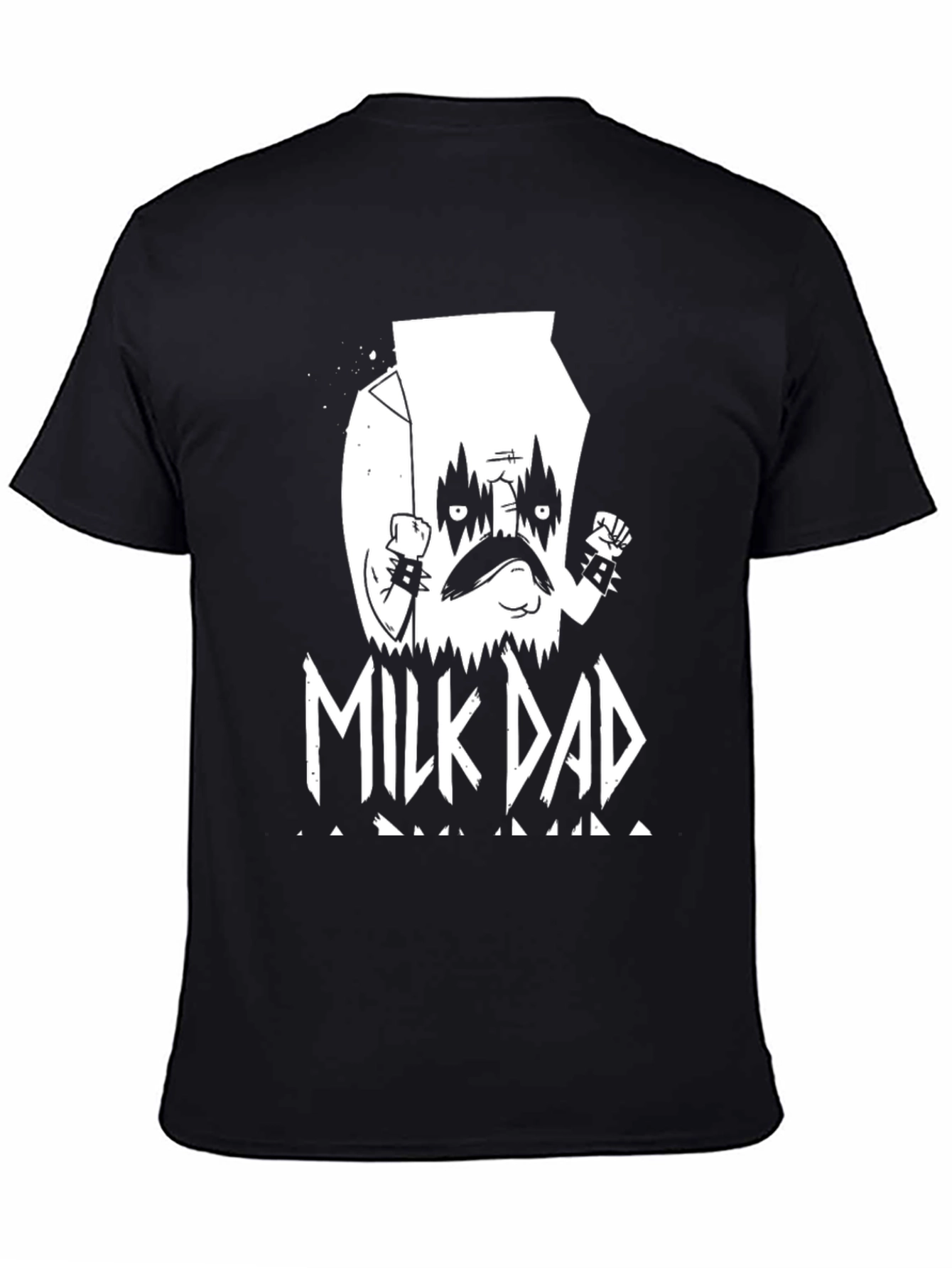 Milk Dad Black Metal T-Shirt