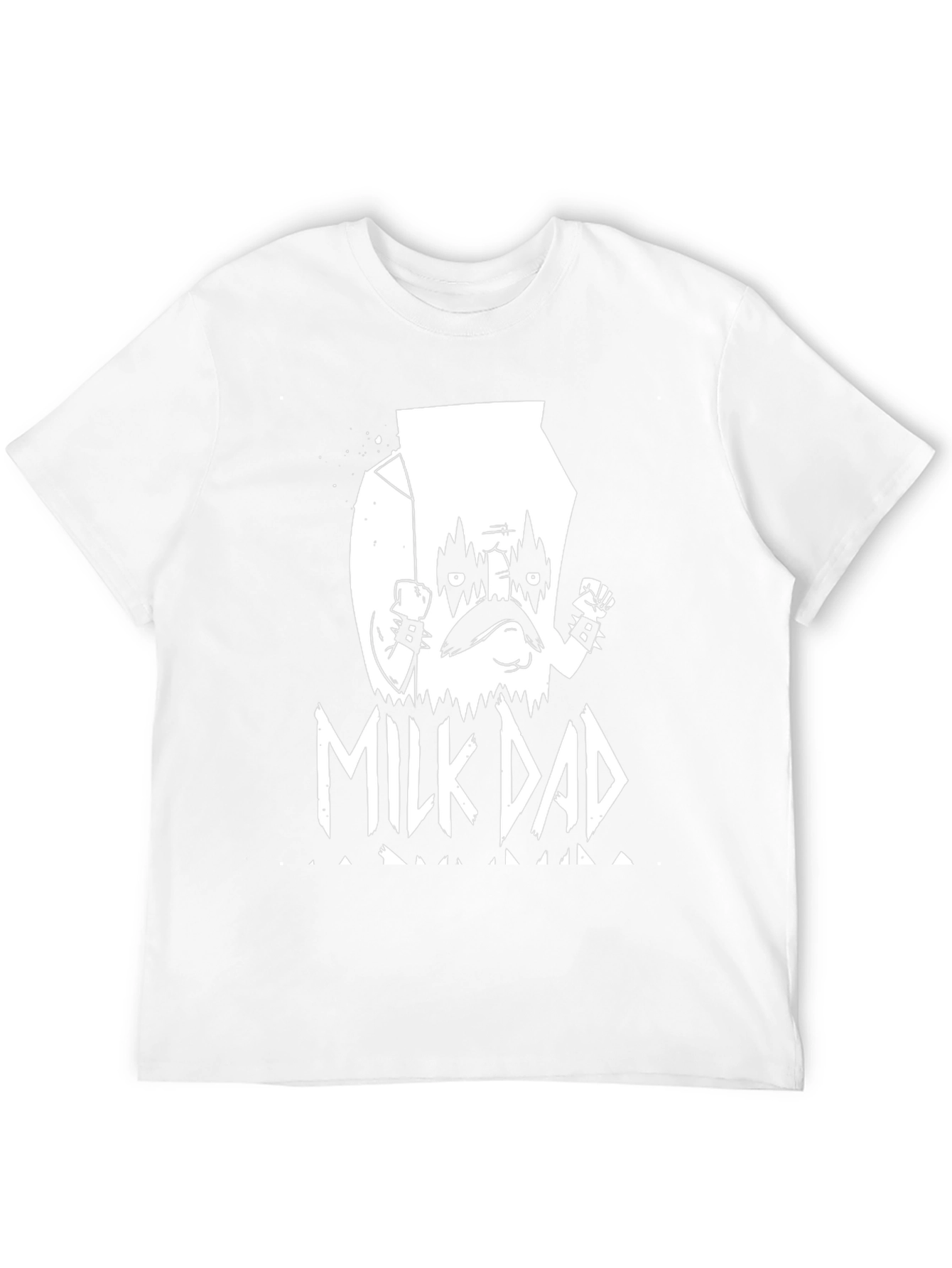 Milk Dad Black Metal T-Shirt