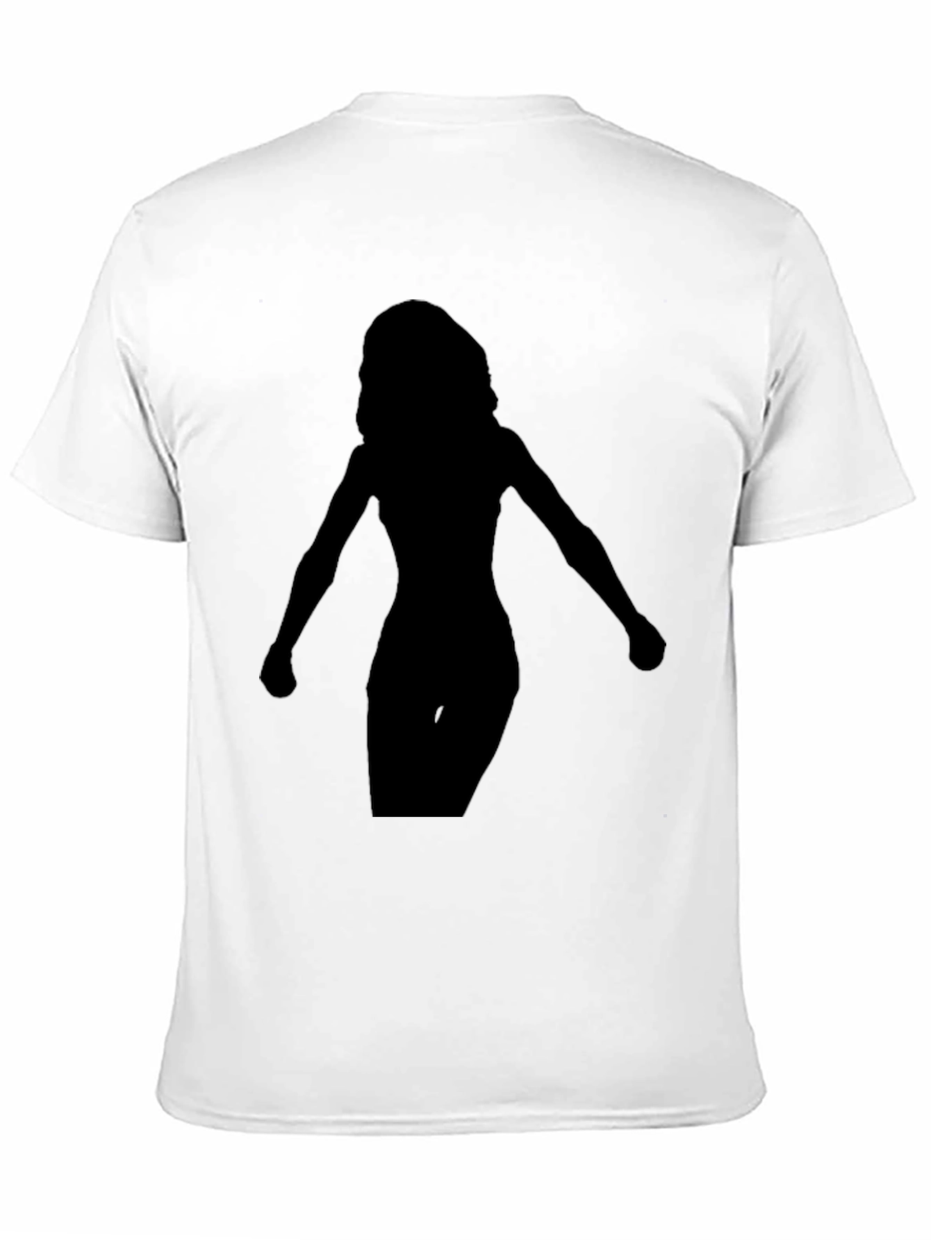 Silhouette Graphic Tee - Modern Fit Black T-Shirt