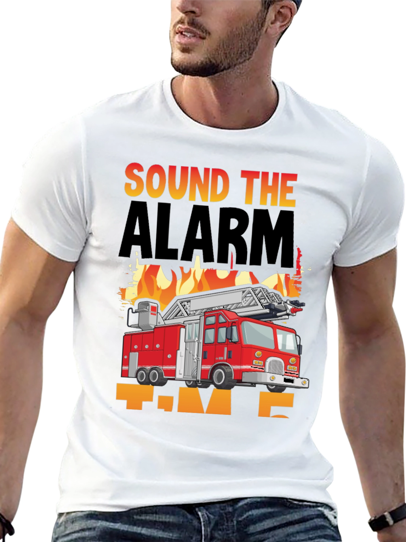 Sound The Alarm Fire Truck T-Shirt