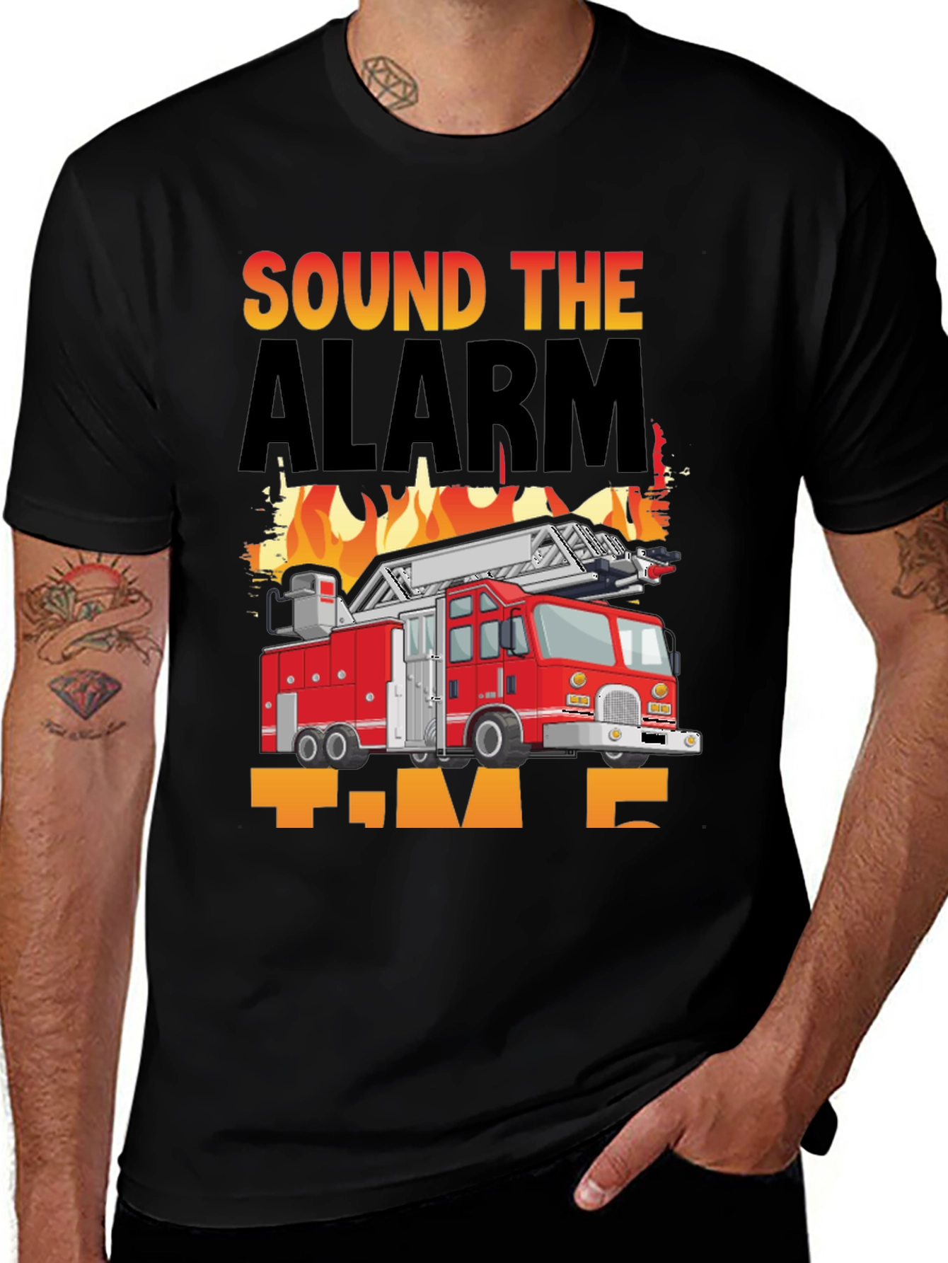 Sound The Alarm Fire Truck T-Shirt