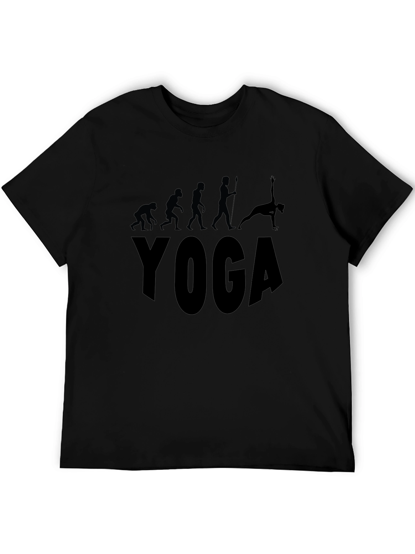 Yoga Evolution Black T-Shirt