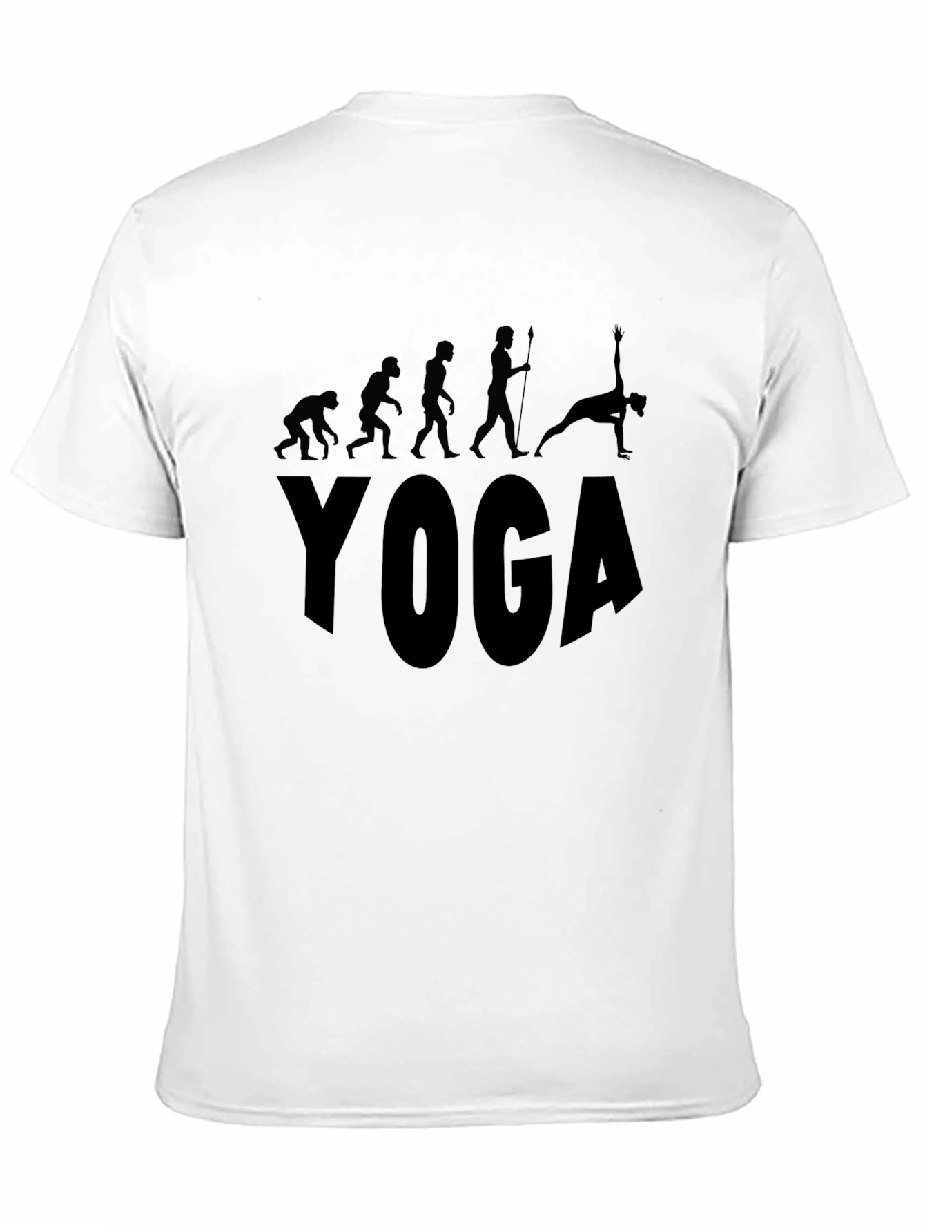Yoga Evolution Black T-Shirt