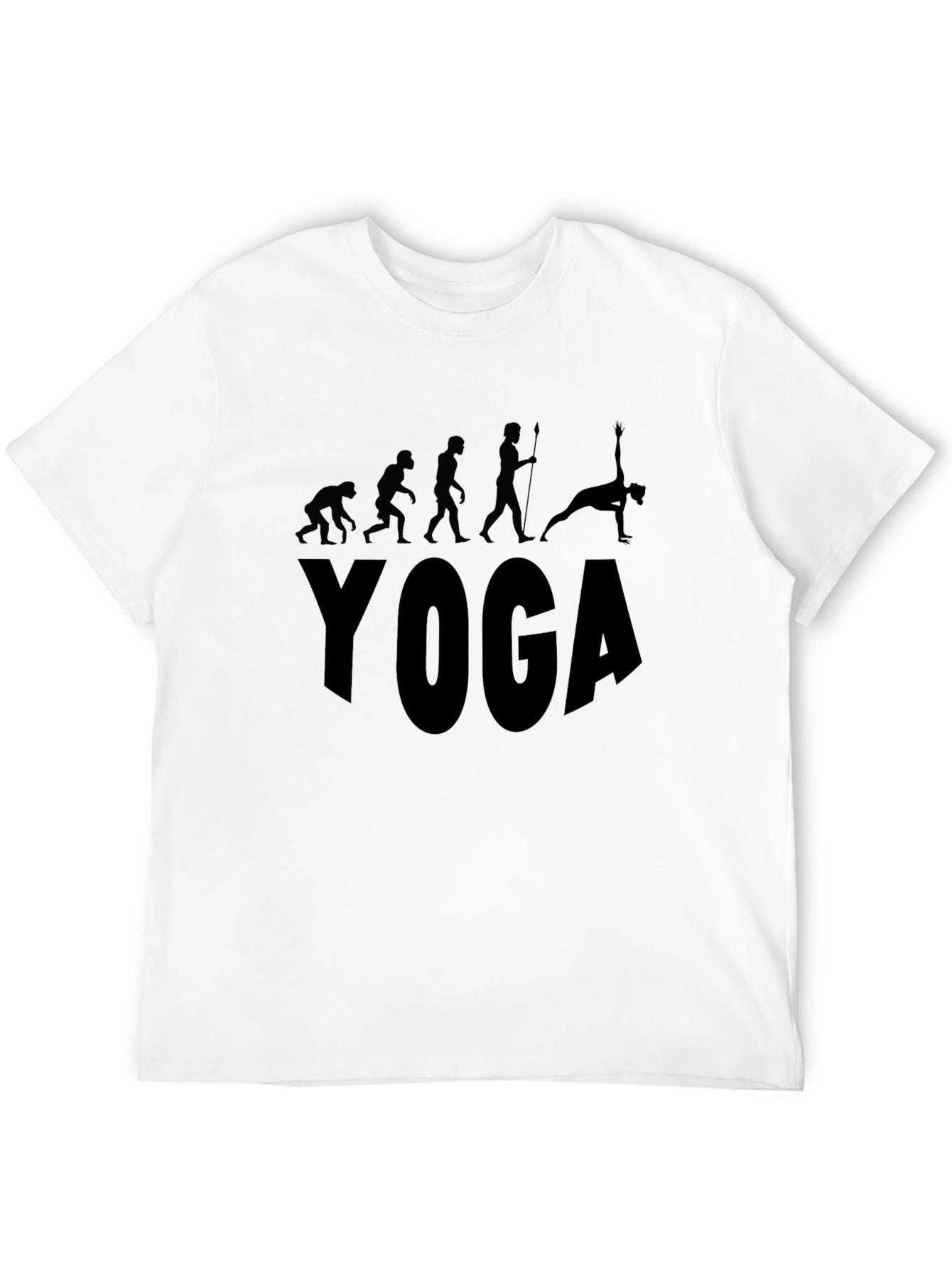 Yoga Evolution Black T-Shirt