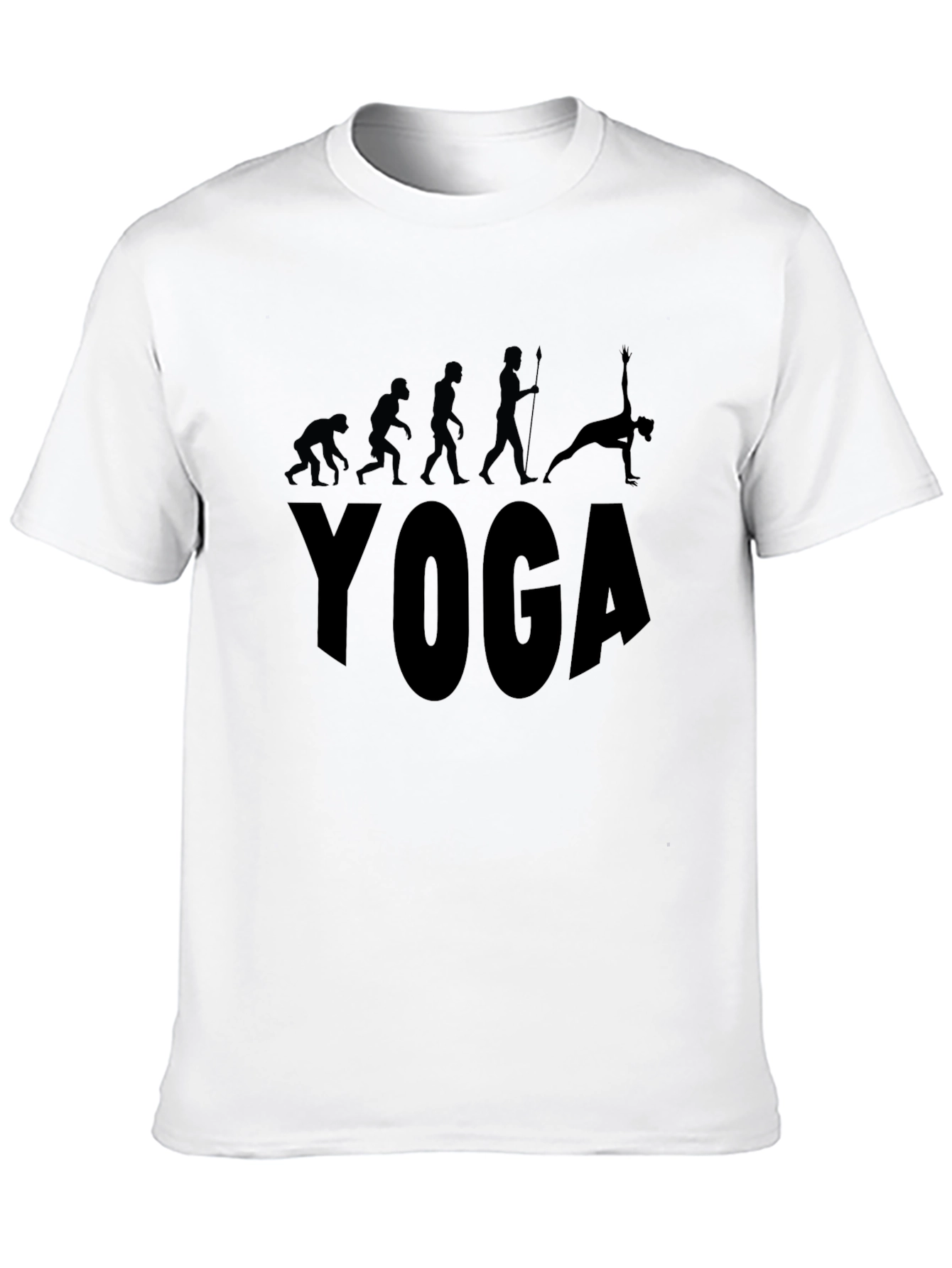 Yoga Evolution Black T-Shirt