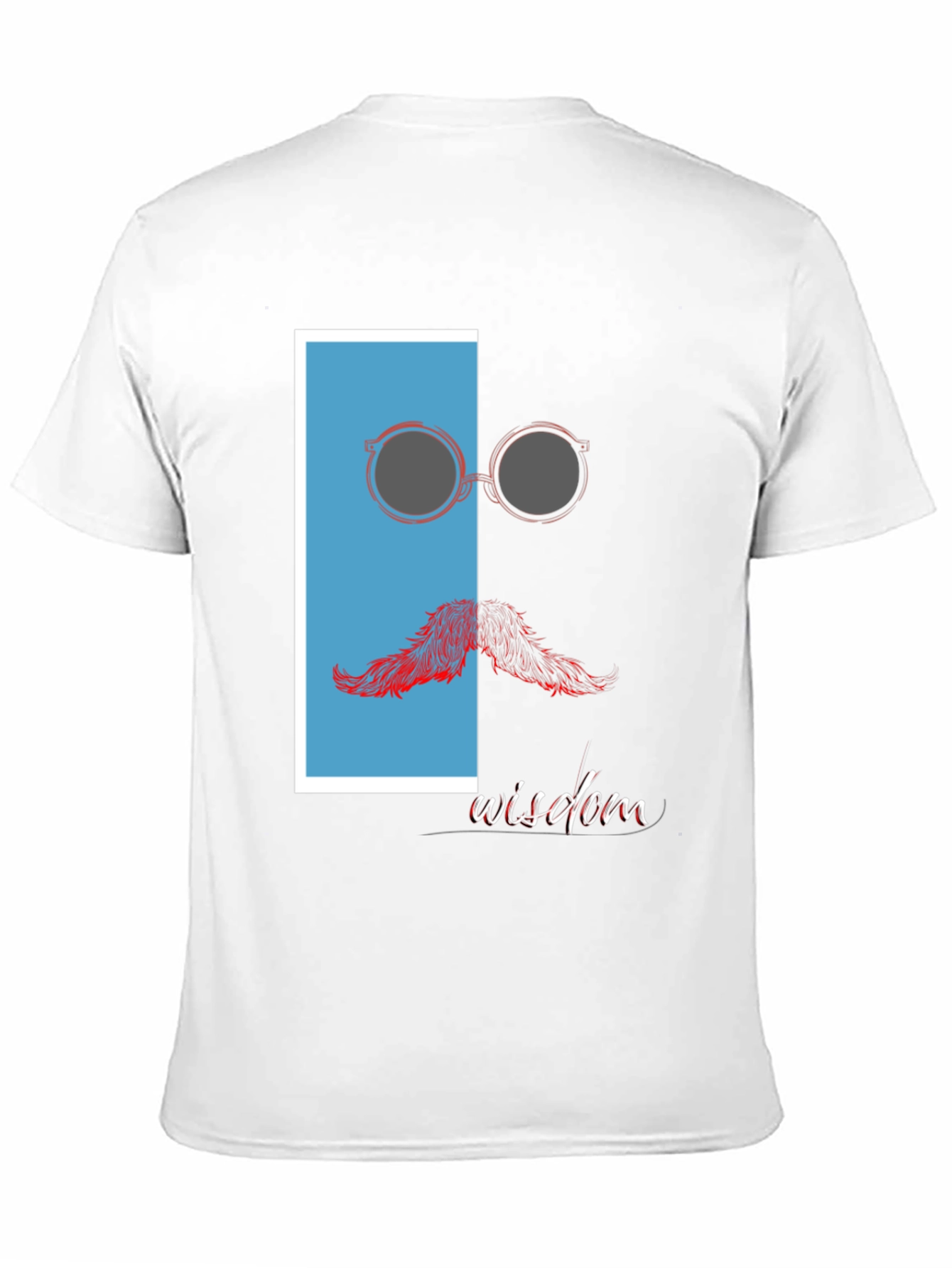 Wisdom Graphic Print Crew Neck T-Shirt