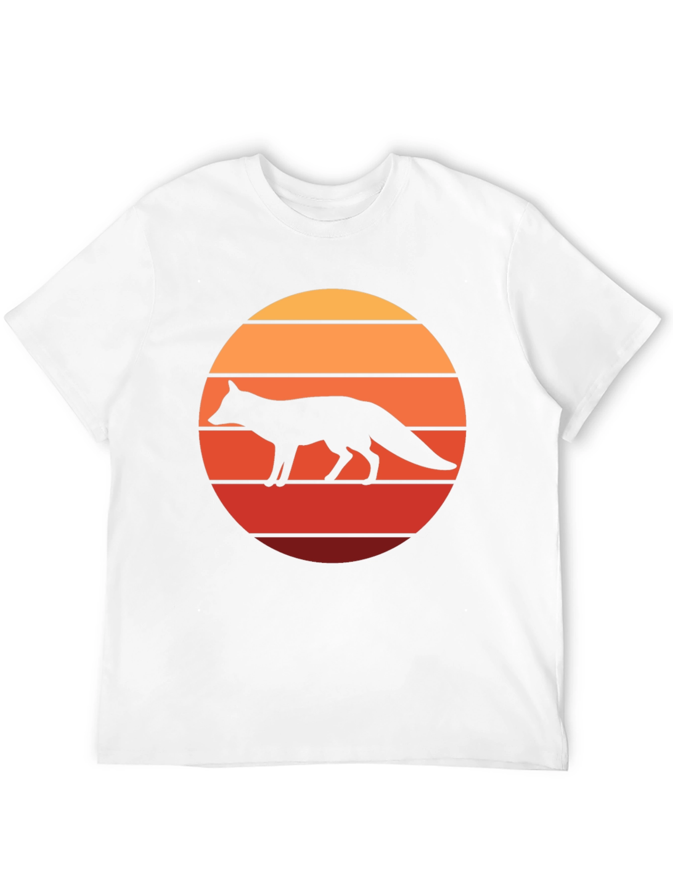 Retro Fox Sunset Graphic Tee