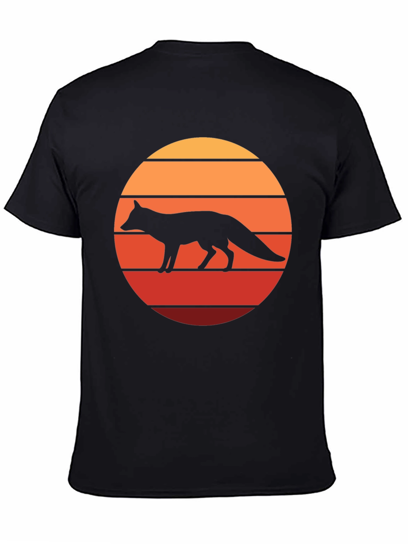 Retro Fox Sunset Graphic Tee