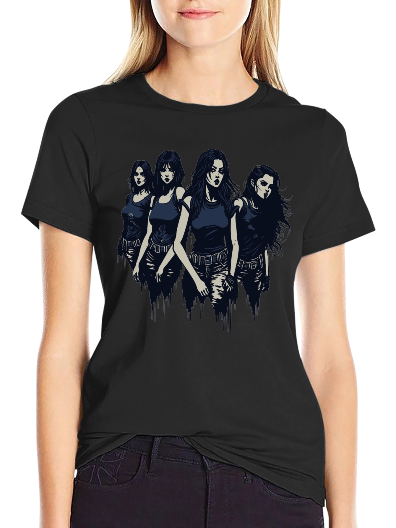 Edgy Womens Graphic Tee