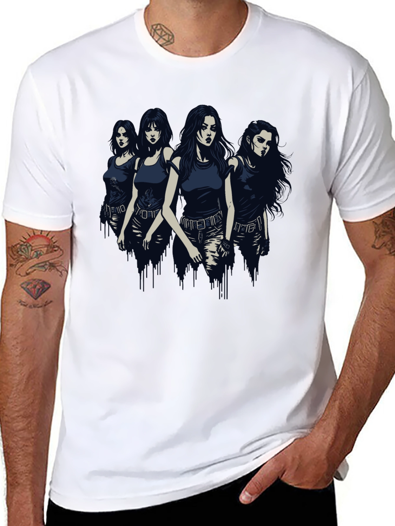 Edgy Womens Graphic Tee