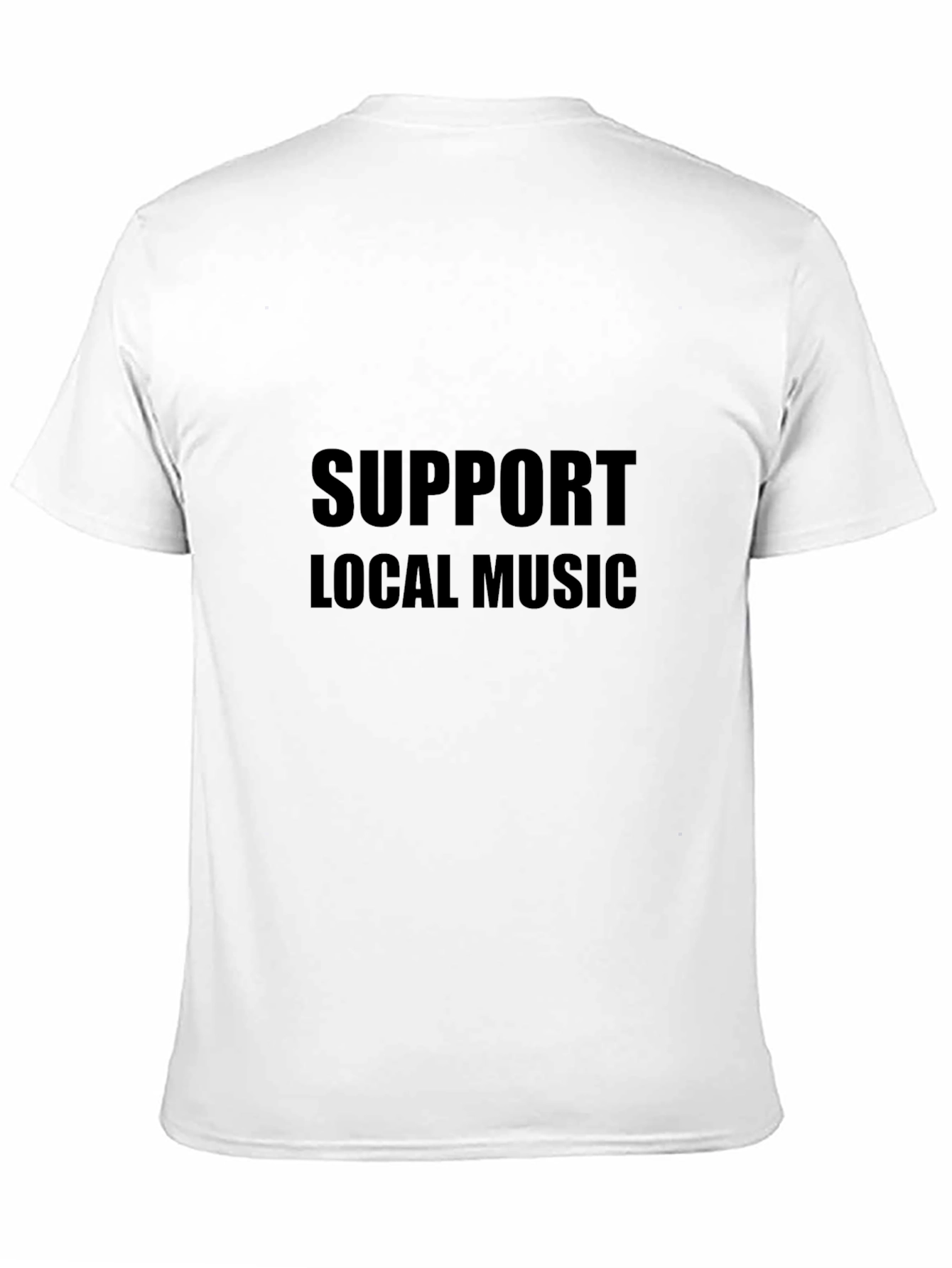 Support Local Music Graphic Tee - Black
