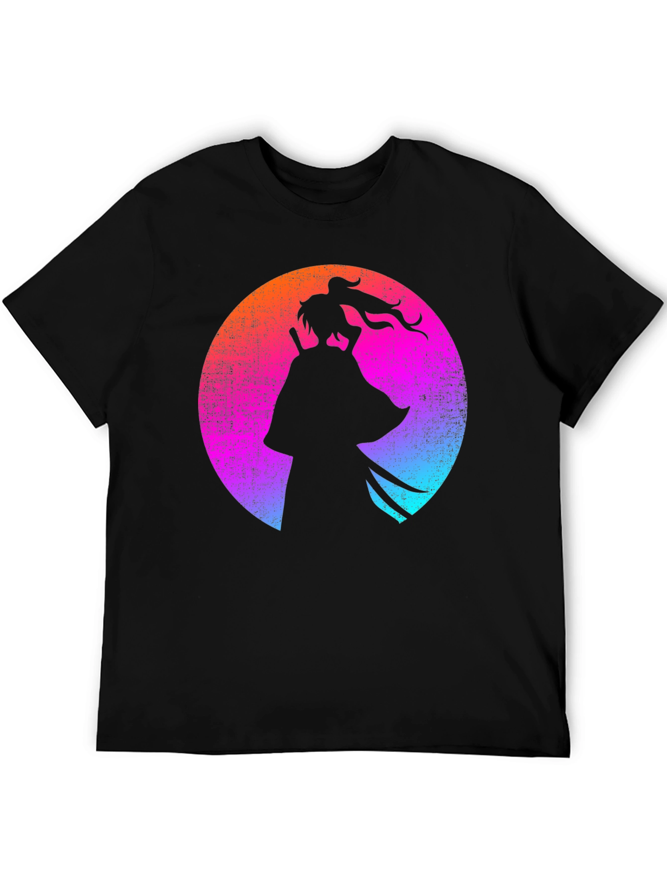 Samurai Silhouette T-Shirt - Retro Style