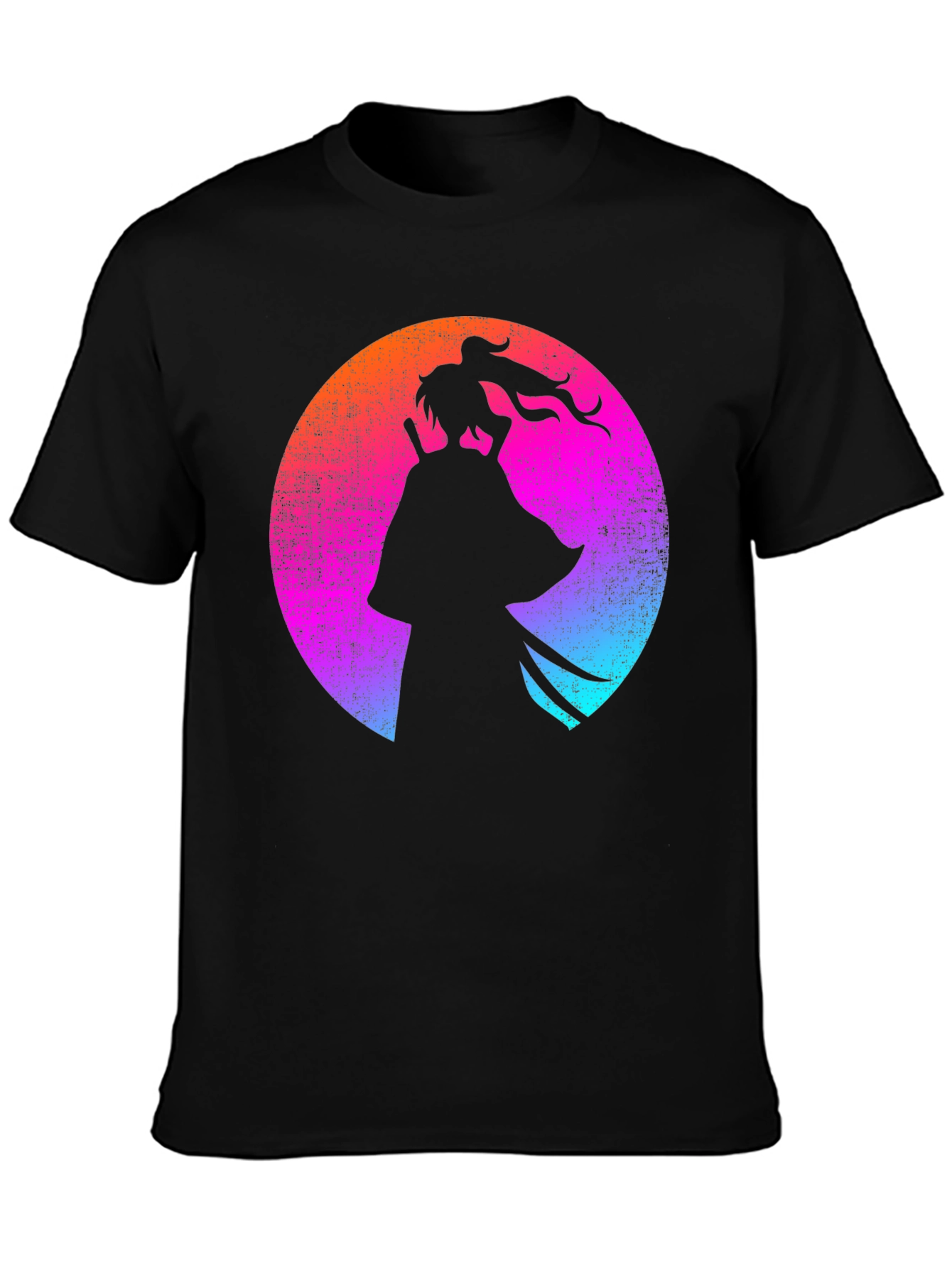 Samurai Silhouette T-Shirt - Retro Style