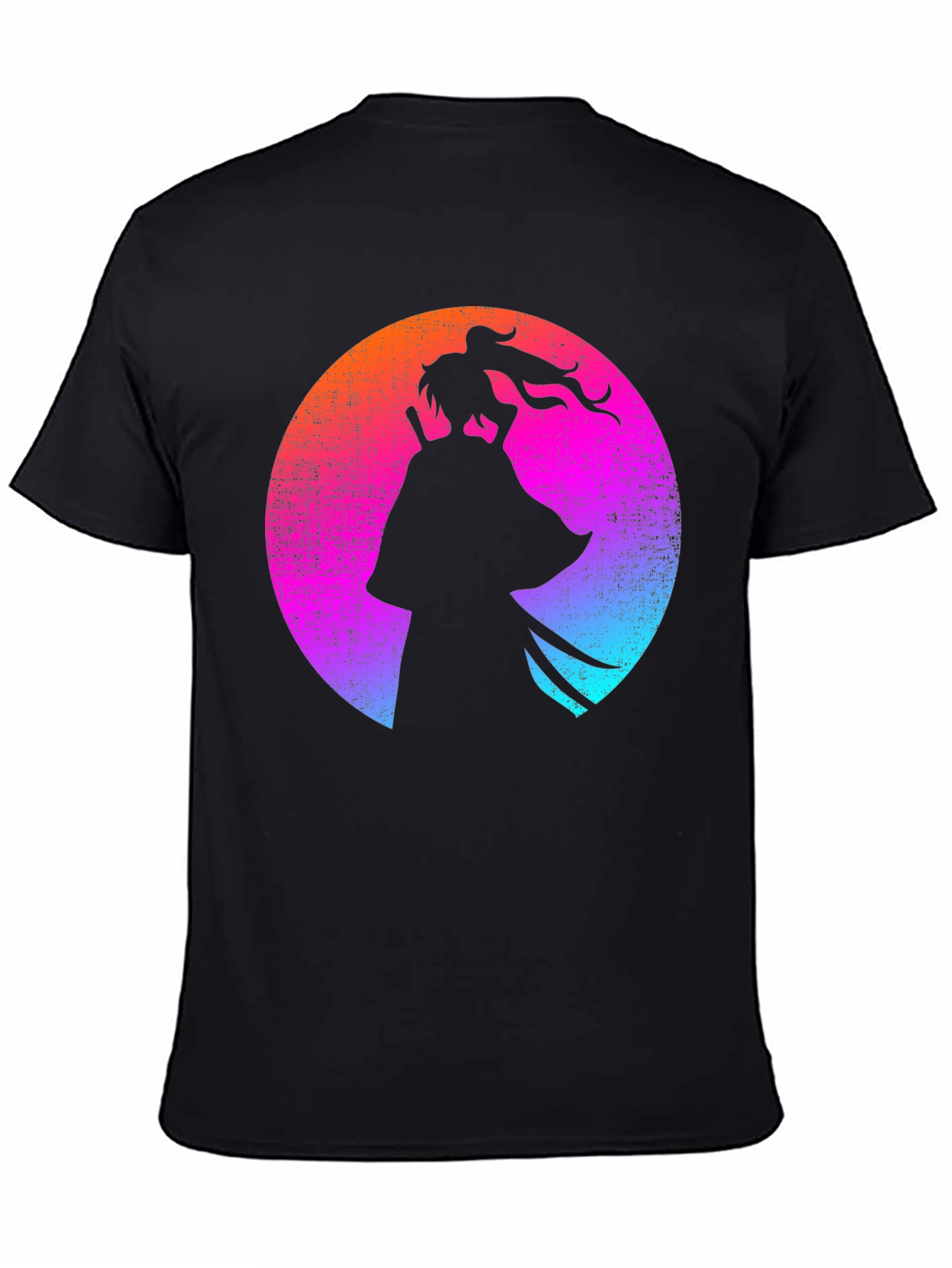 Samurai Silhouette T-Shirt - Retro Style