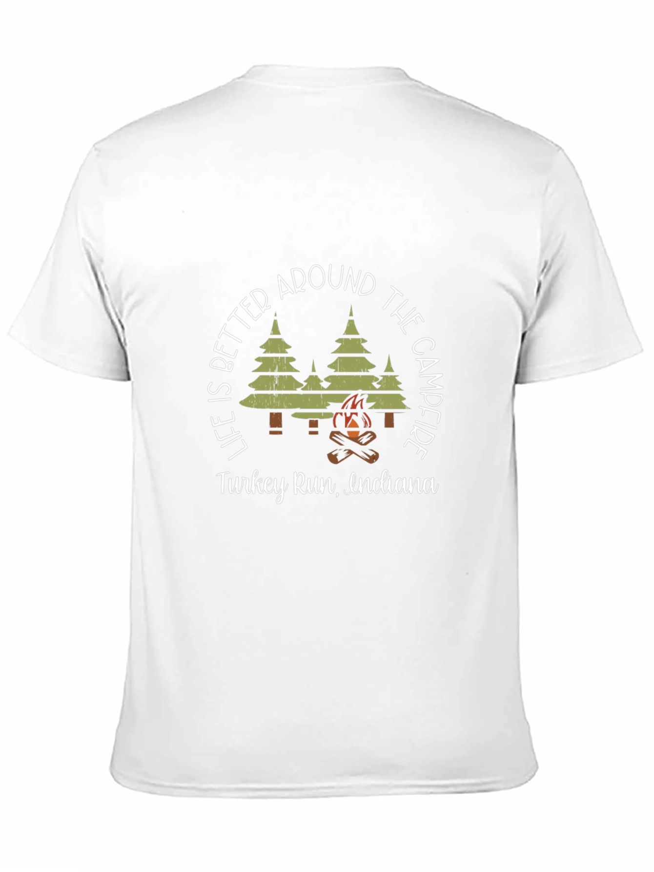 Turkey Run Indiana Campfire Graphic Tee