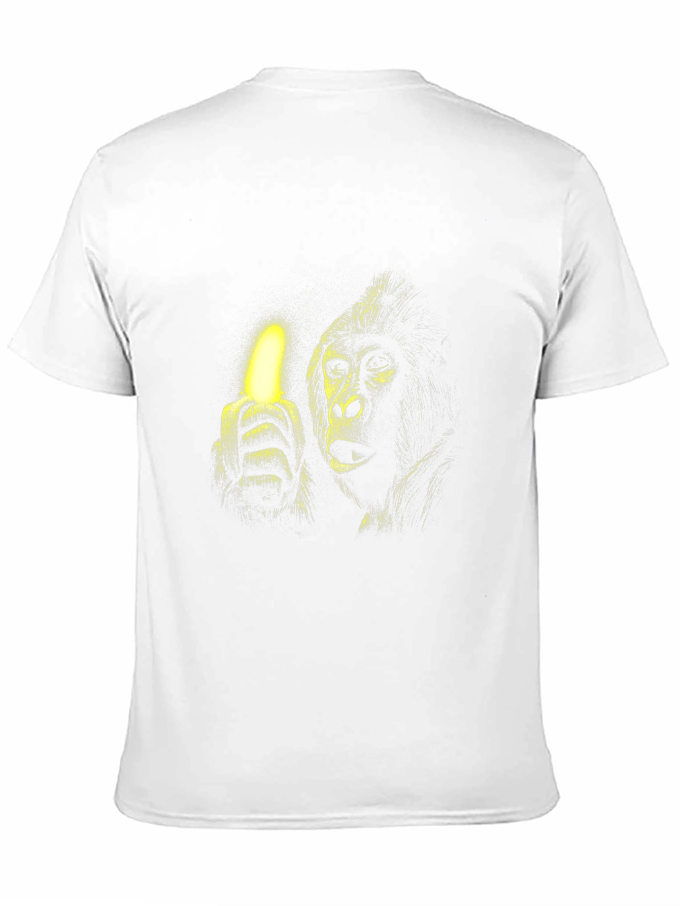 Gorilla Banana Glow Black T-Shirt